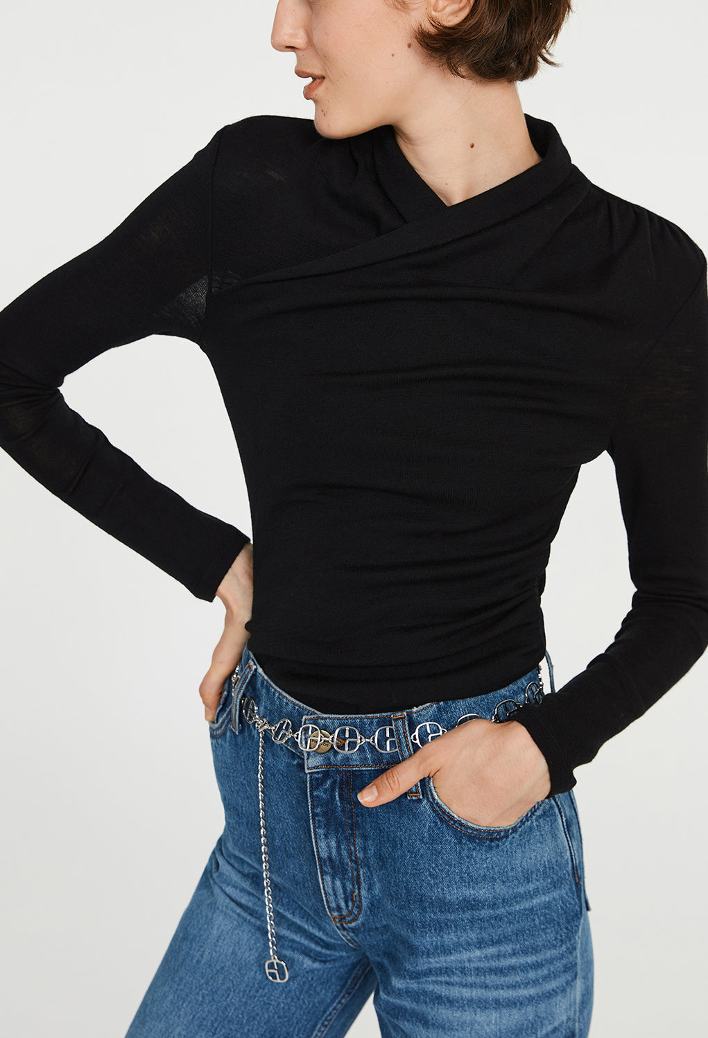 Top à col croisé Faume - seconde main