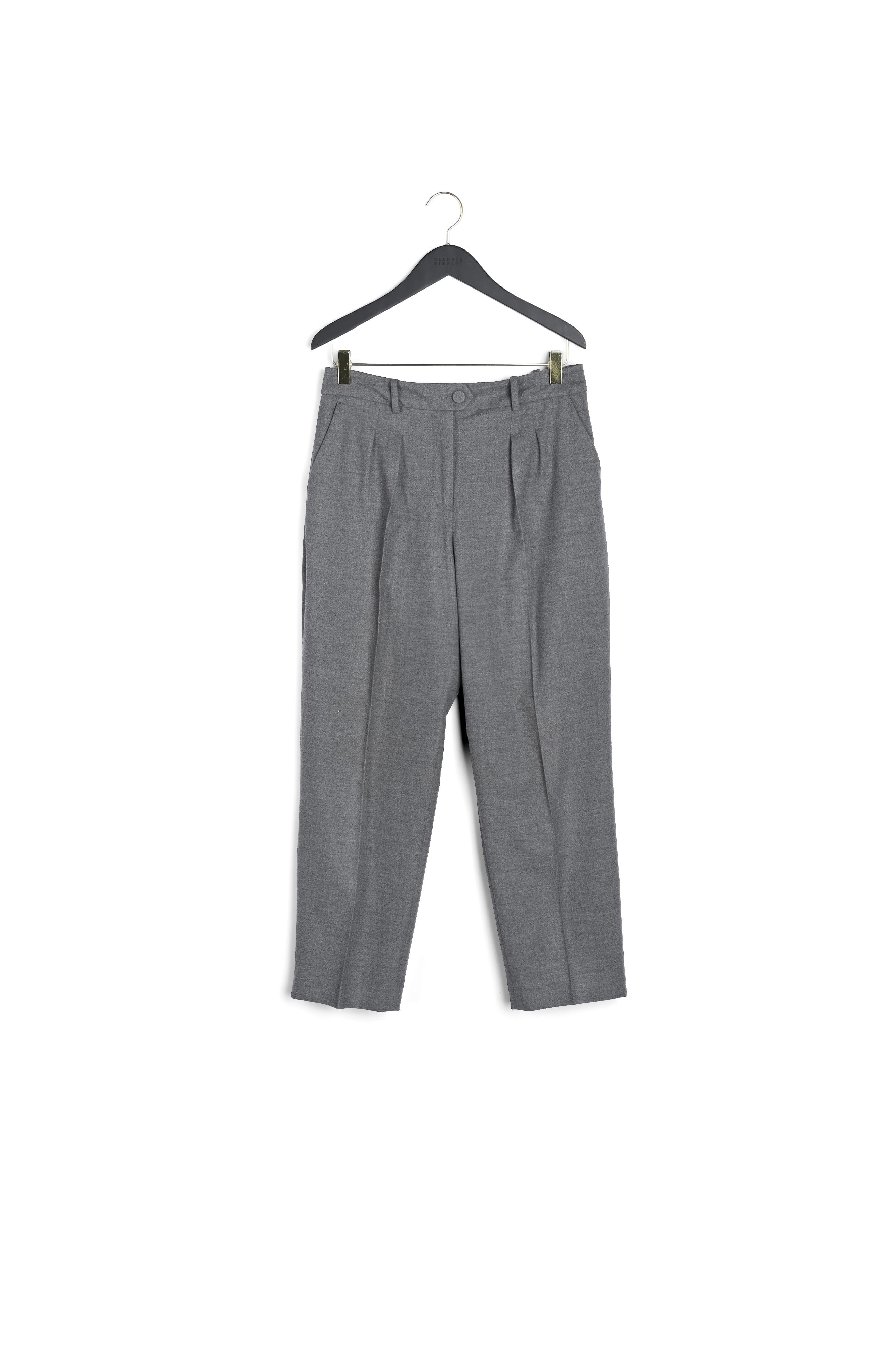 Pantalon tailleur coupe carrot Faume - seconde main