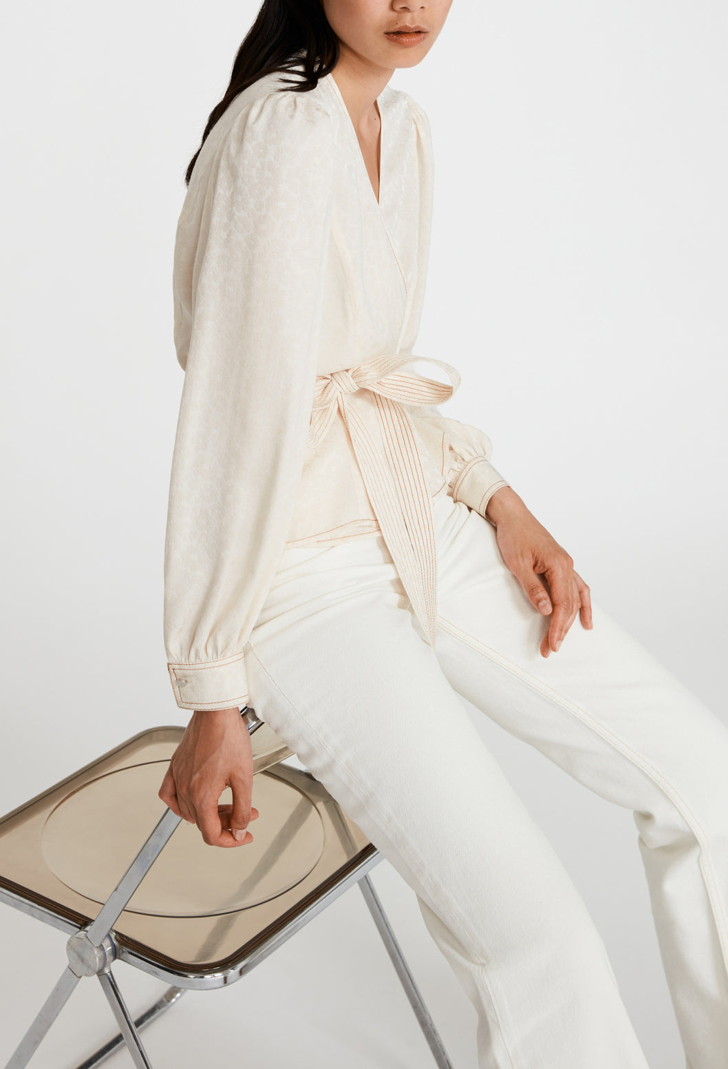 Chemise cache-cœur Faume - seconde main