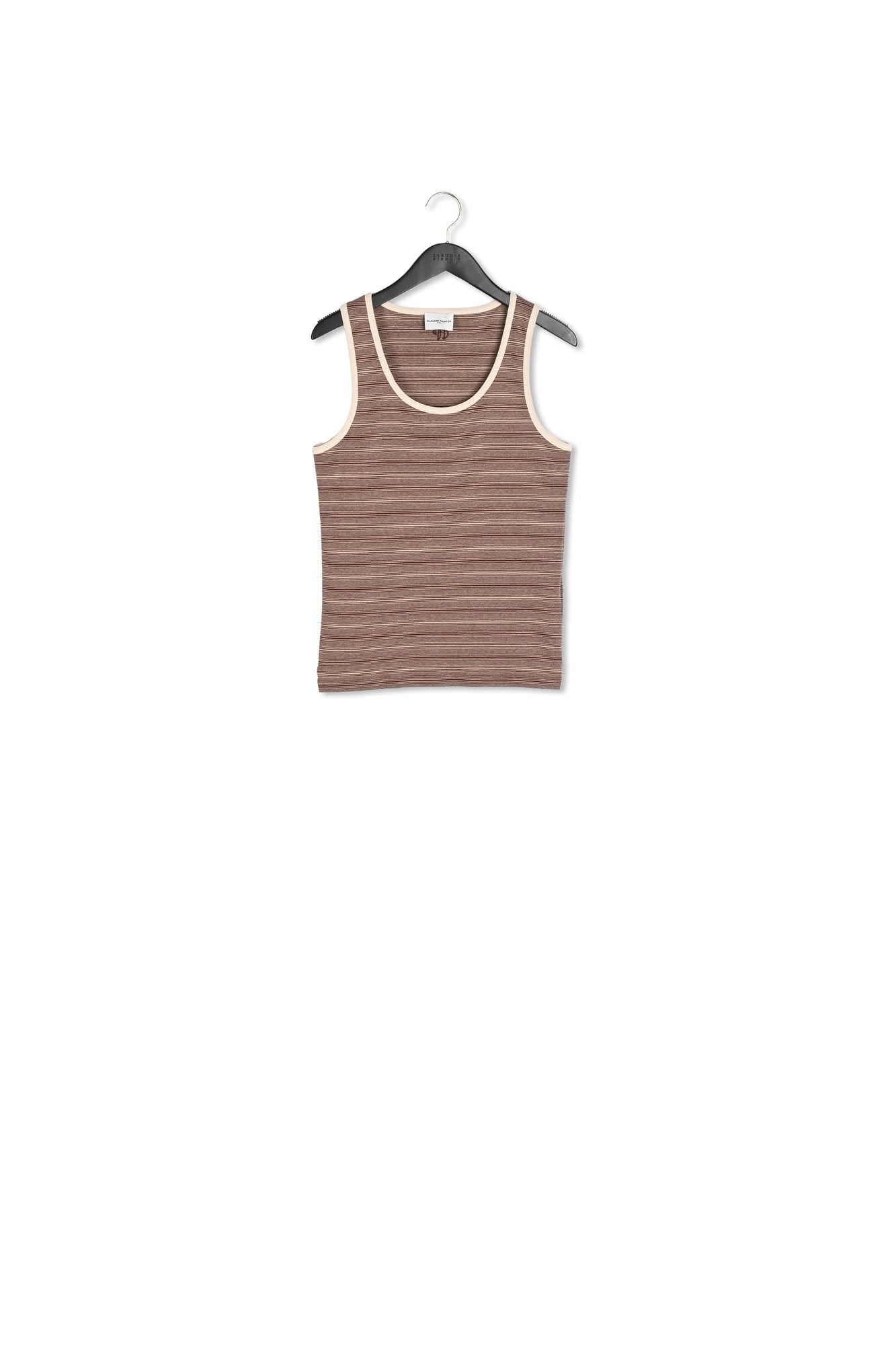Débardeur rayures marron Faume - seconde main