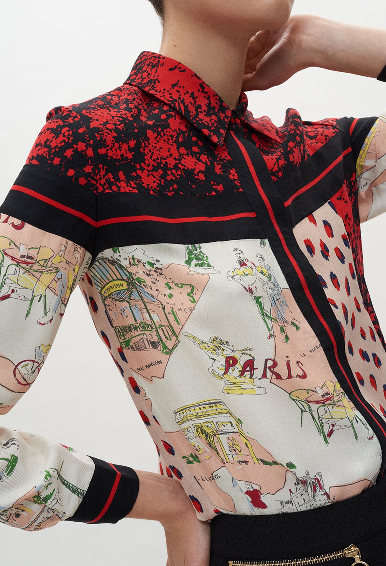 Chemise patchwork Faume - seconde main