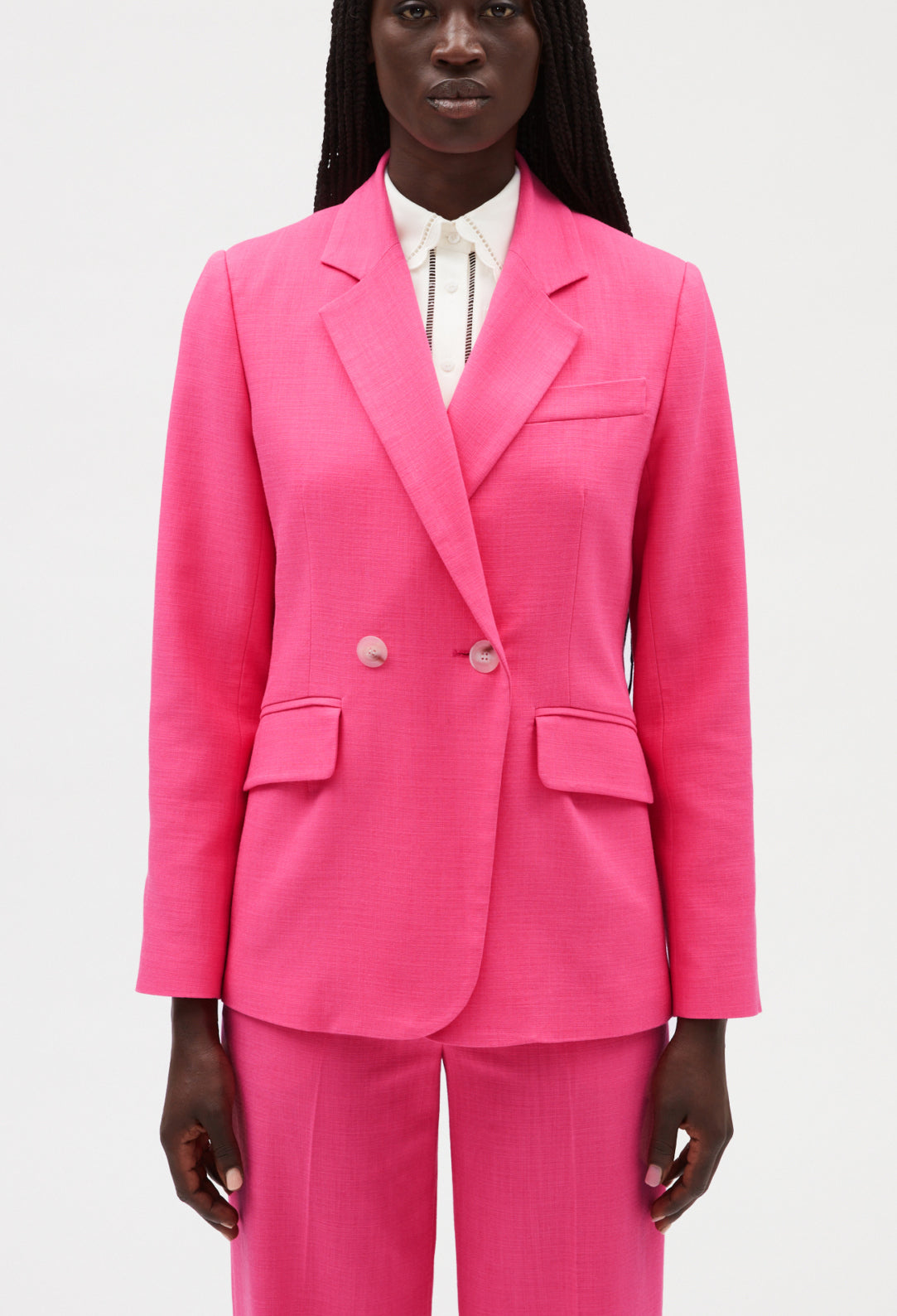 Veste tailleur rose Faume - seconde main