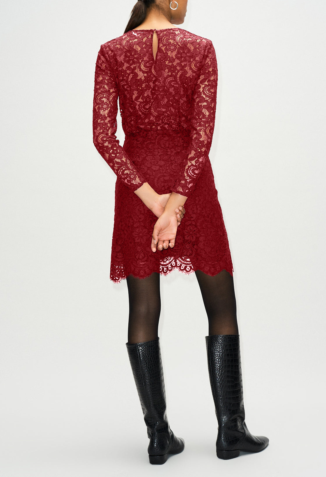 Robe en dentelle Faume - seconde main