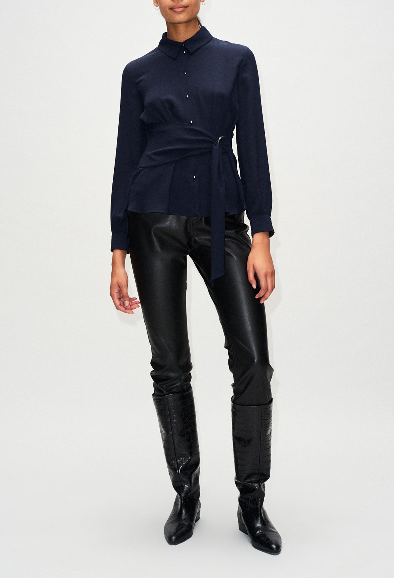 Chemise fluide ceinturée Faume - seconde main