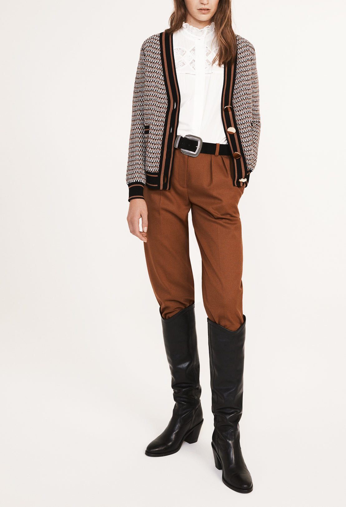 Cardigan en maille Faume - seconde main