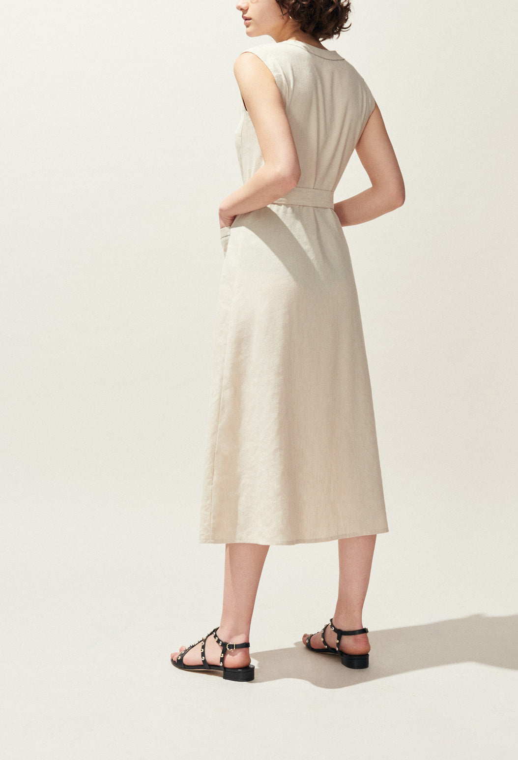 Robe longue boutonnée Faume - seconde main