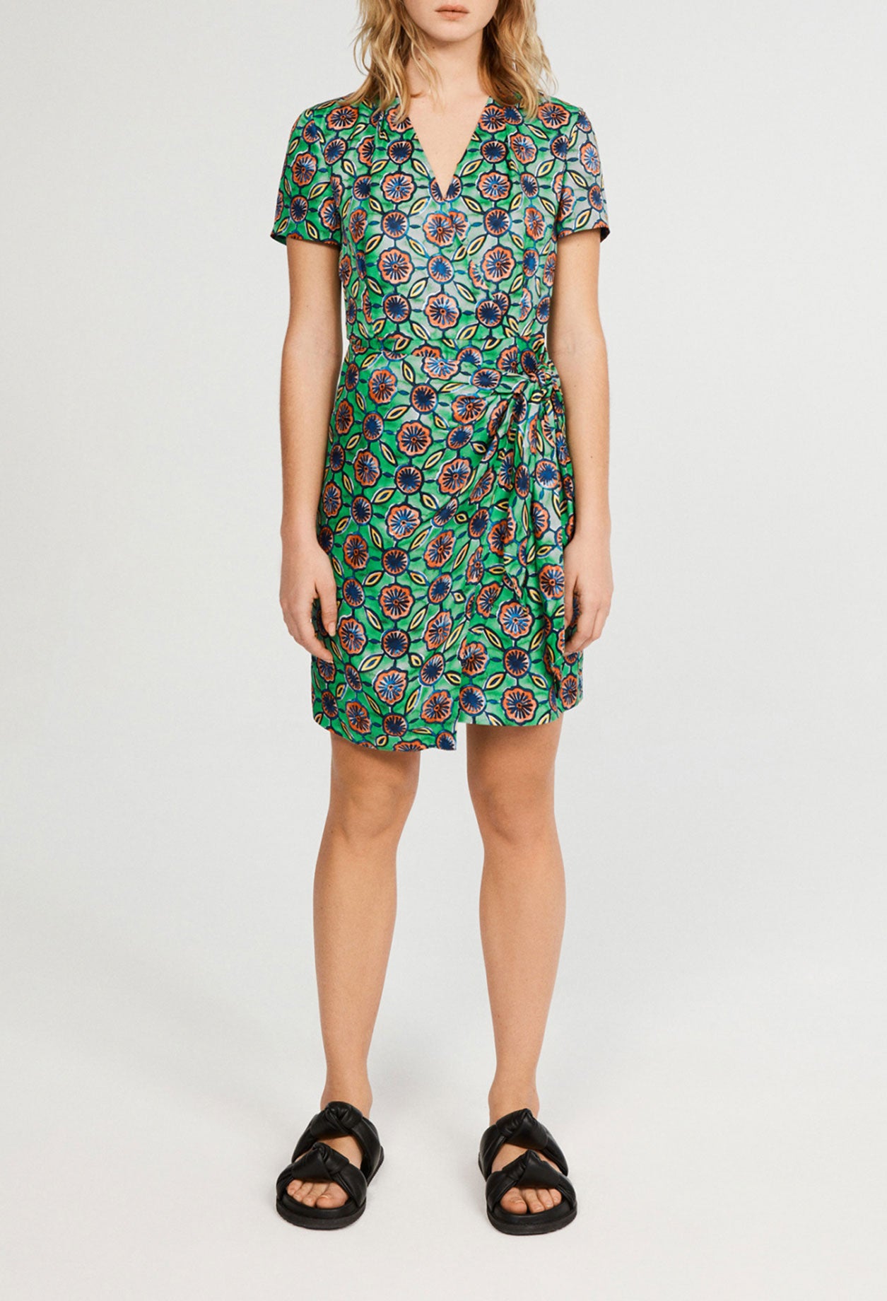 Robe courte croisée Faume - seconde main