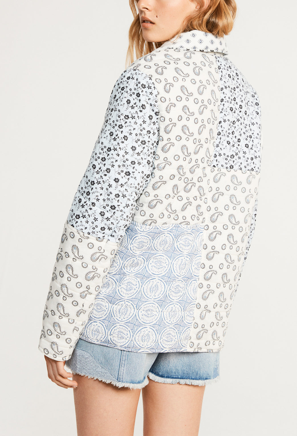 Blouson molletonné à motifs Faume - seconde main