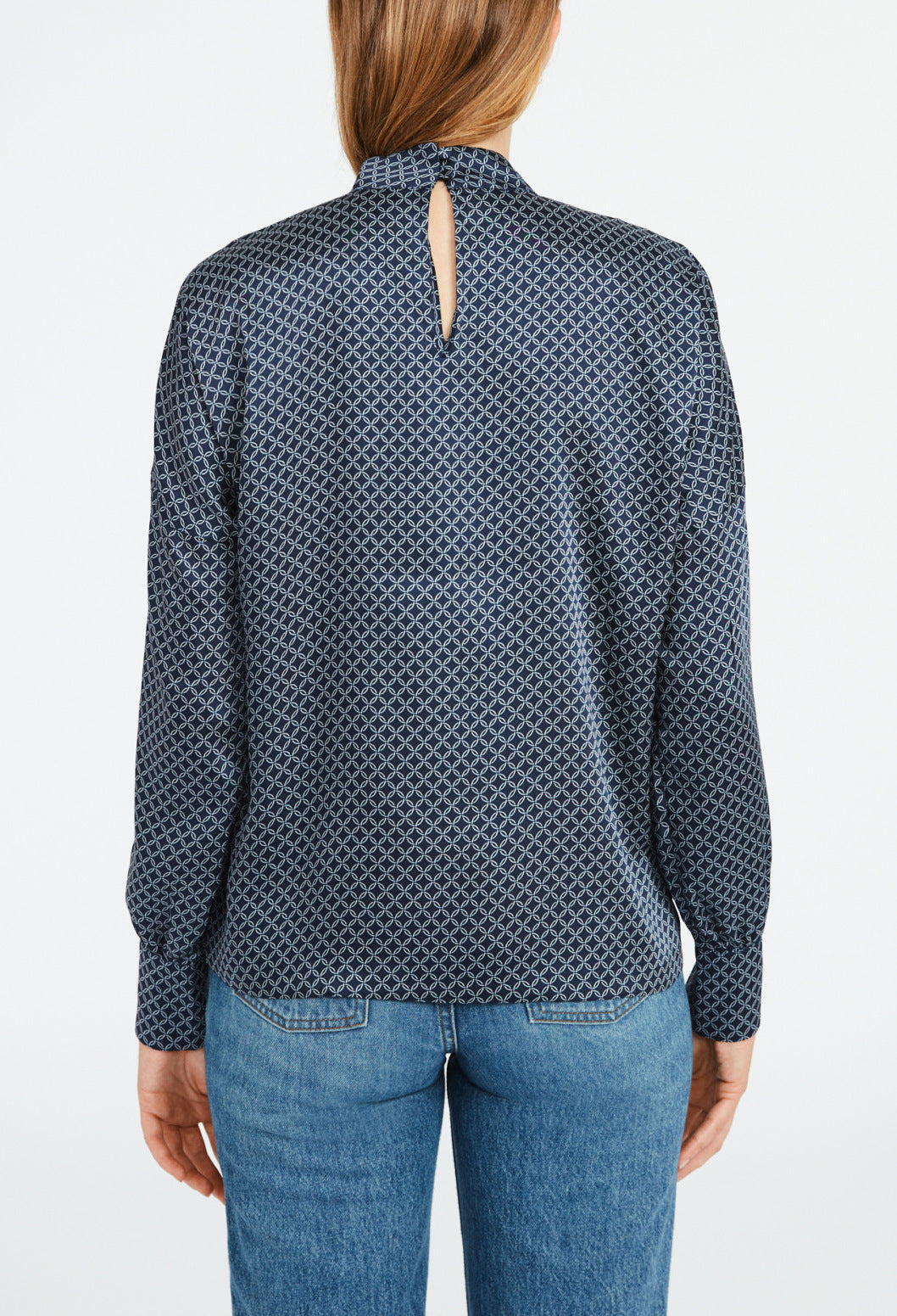 Blouse imprimé géométrique Faume - seconde main