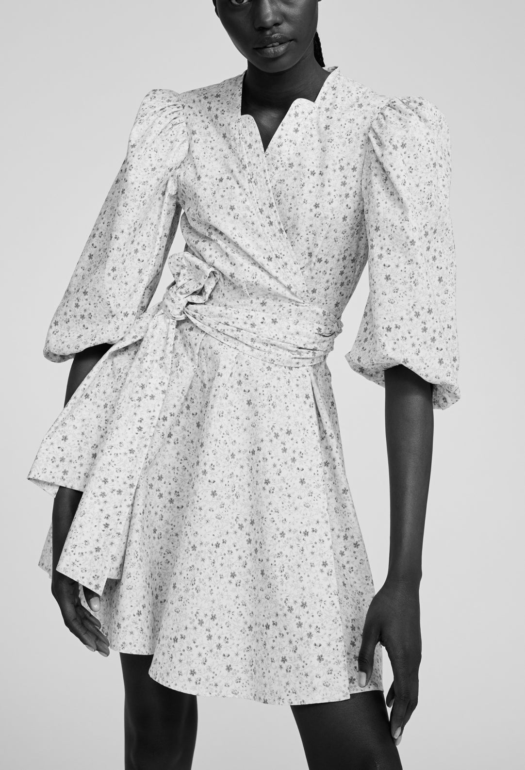 Robe courte cache cœur Faume - seconde main