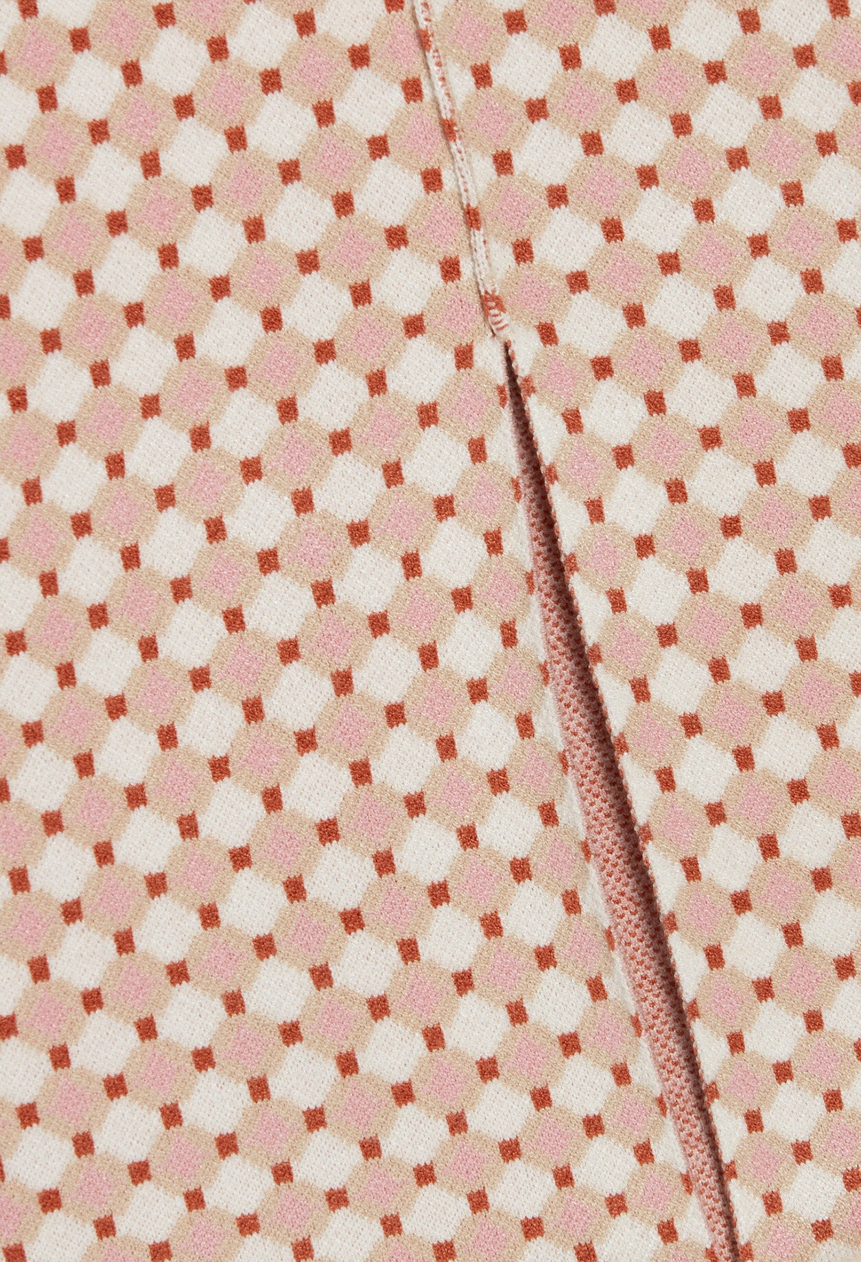 Pantalon maille à motifs graphiques Faume - seconde main