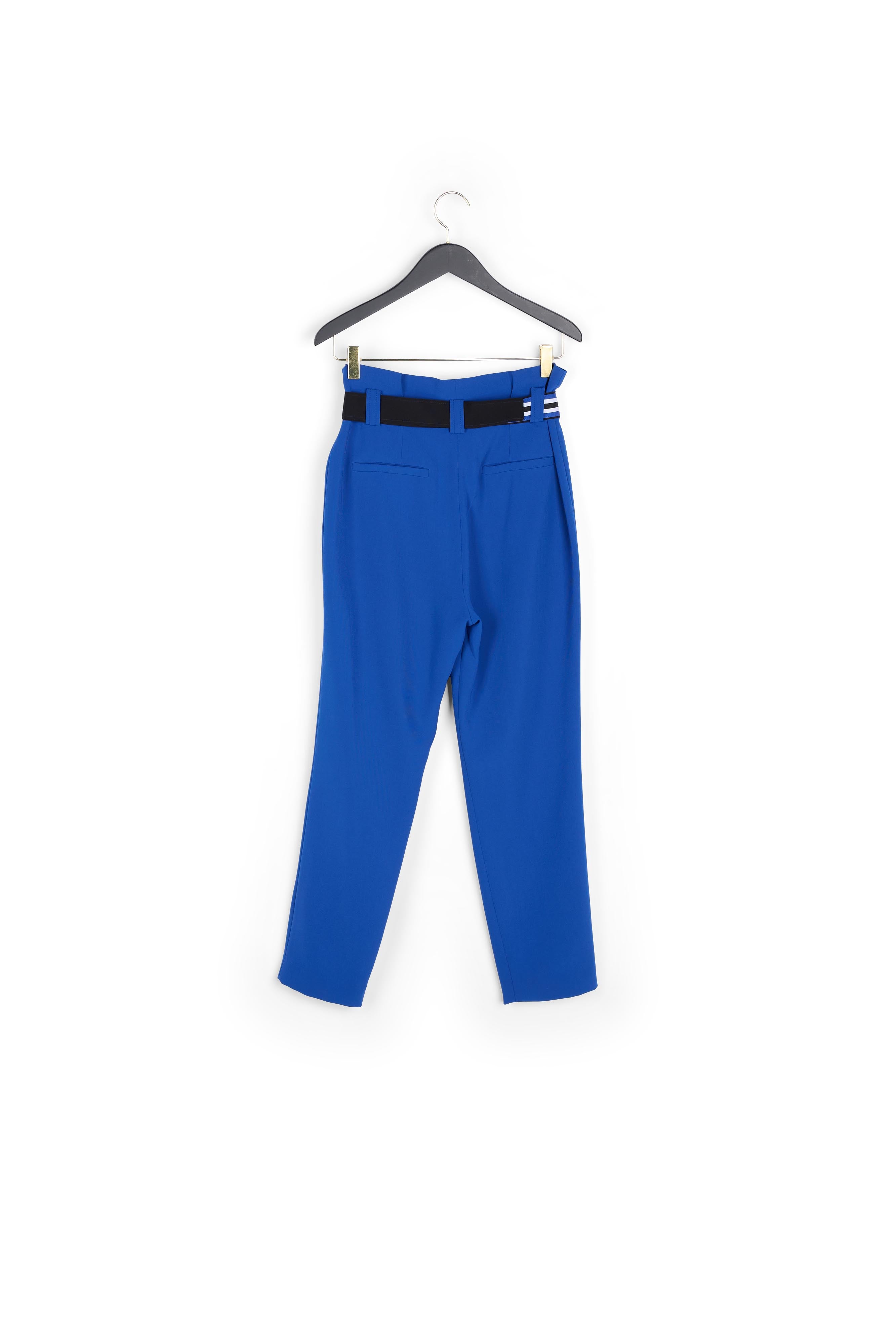 Pantalon droit à taille cintrée Faume - seconde main