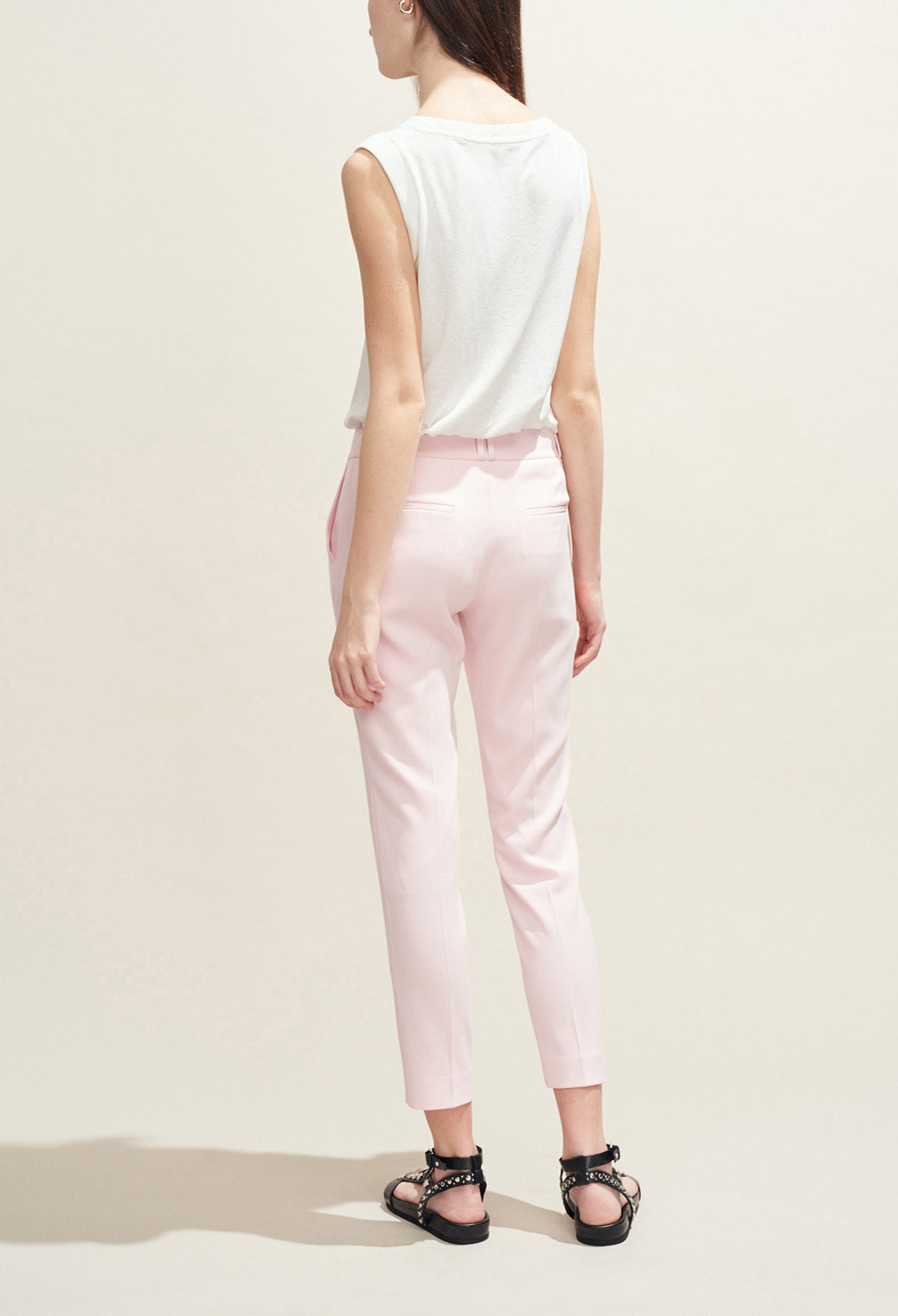 Pantalon tailleur rose pâle Faume - seconde main