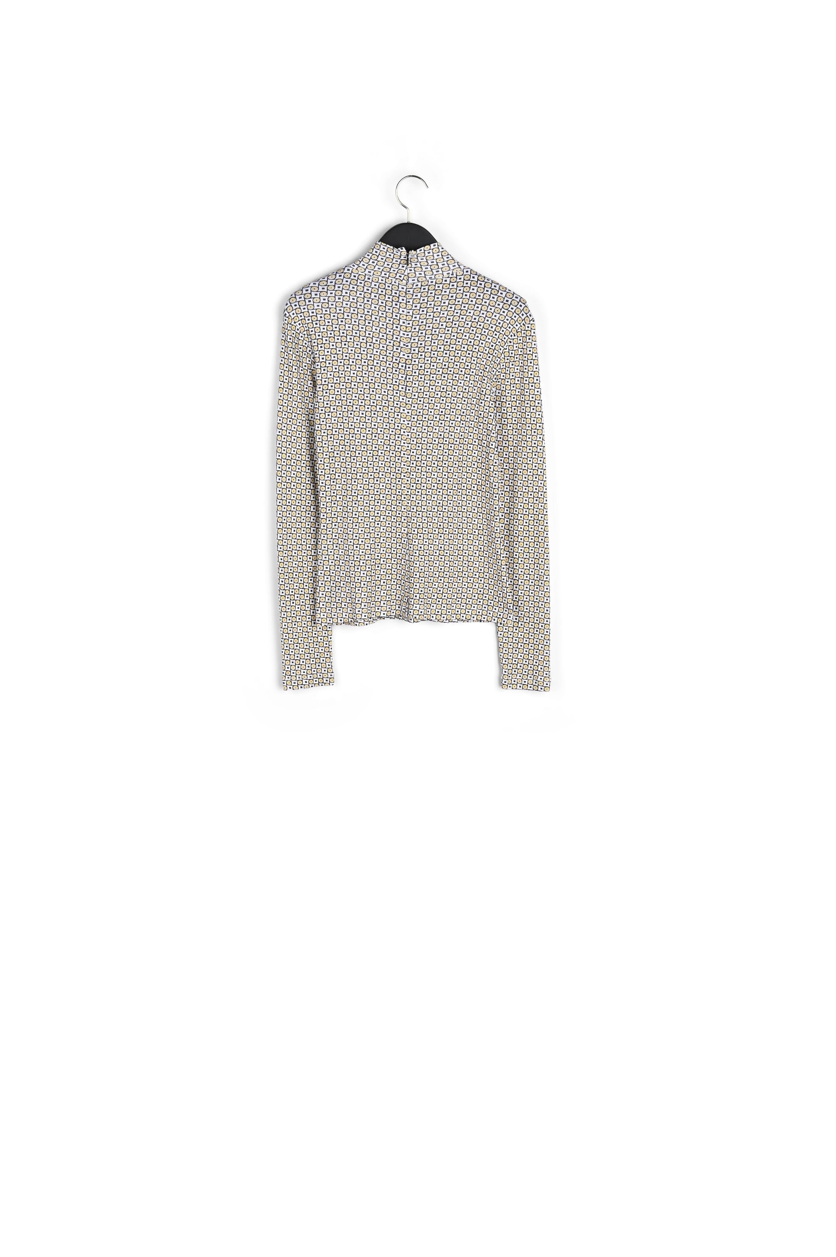 Top imprimé en coton biologique Faume - seconde main