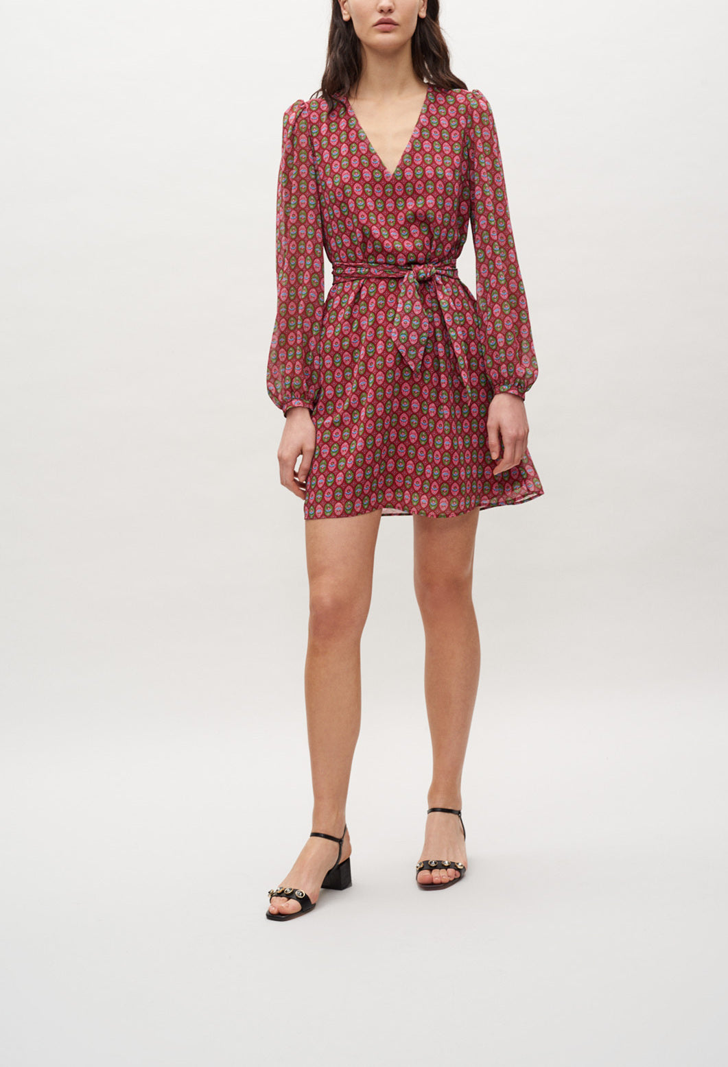 Robe courte à manches ballons Faume - seconde main