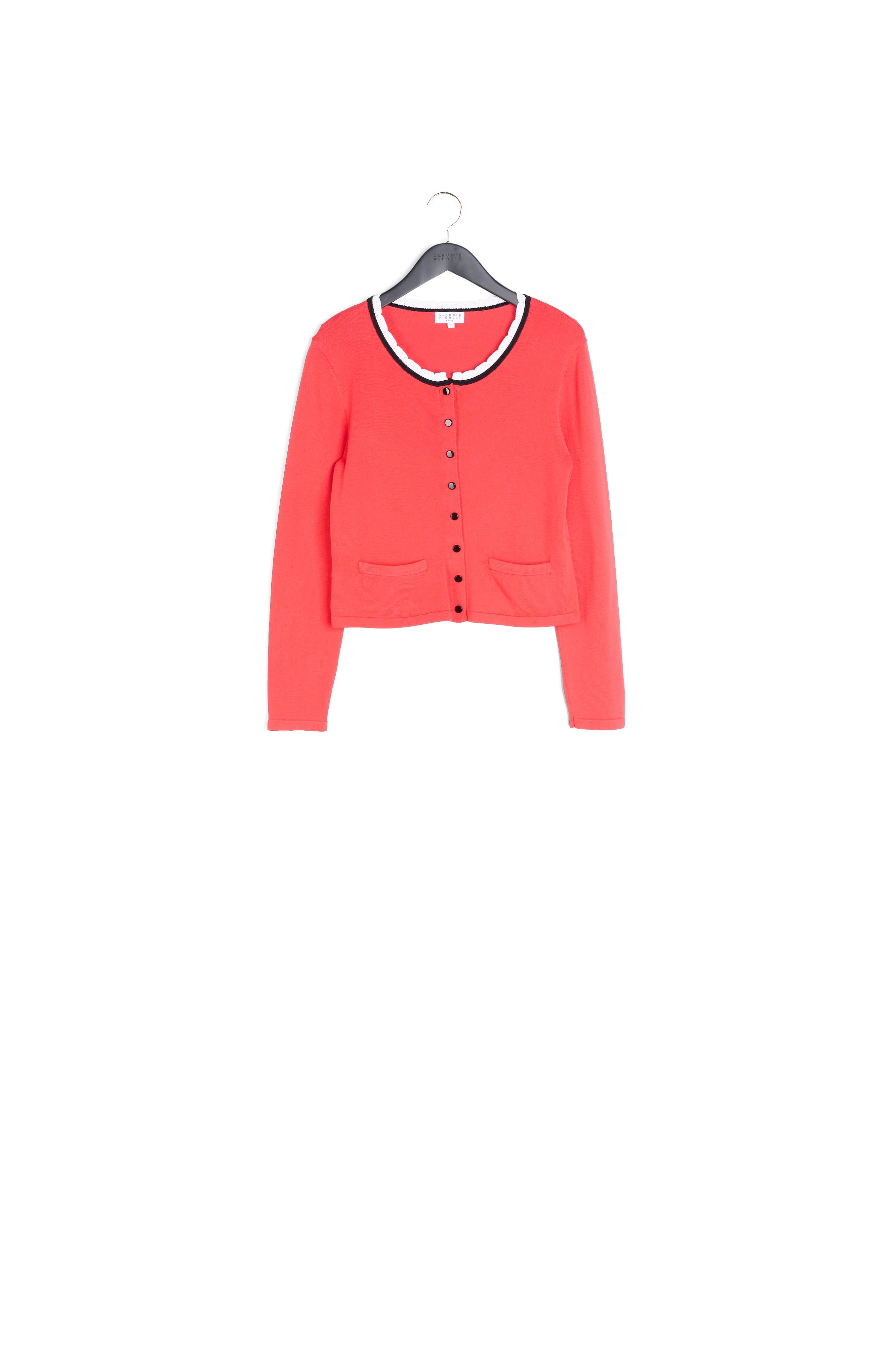 Cardigan court à pressions Faume - seconde main