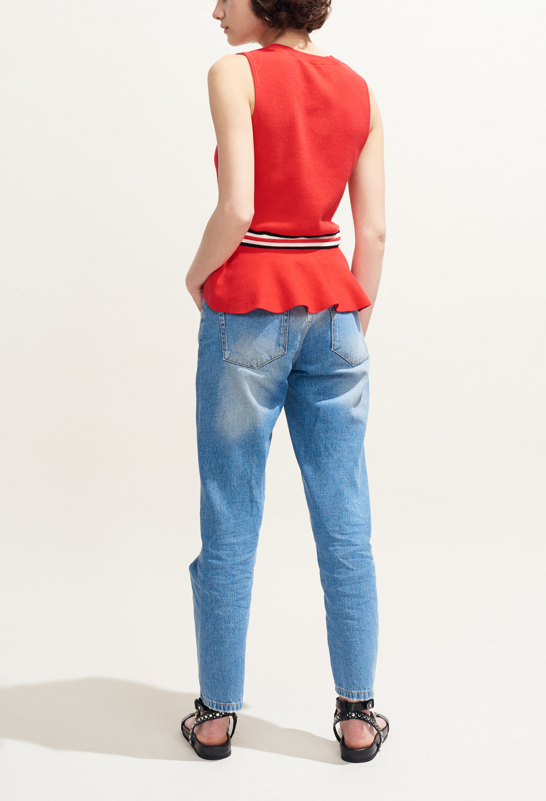 Pull sans manches à détails sporty Faume - seconde main