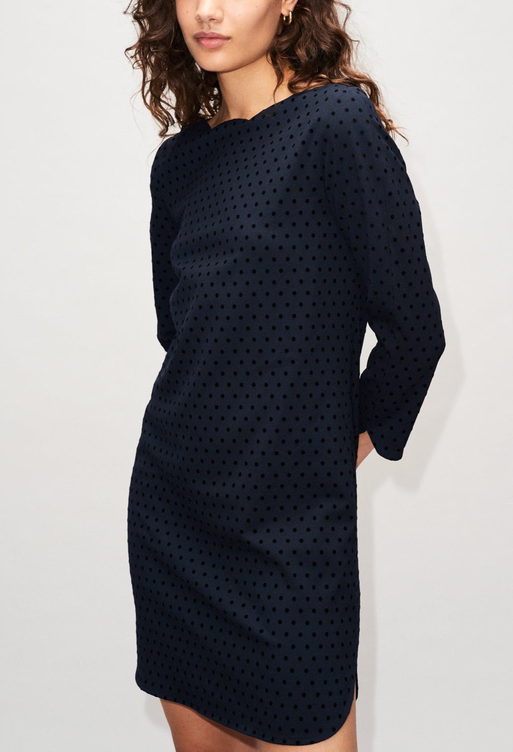 Robe details col coquille Faume - seconde main