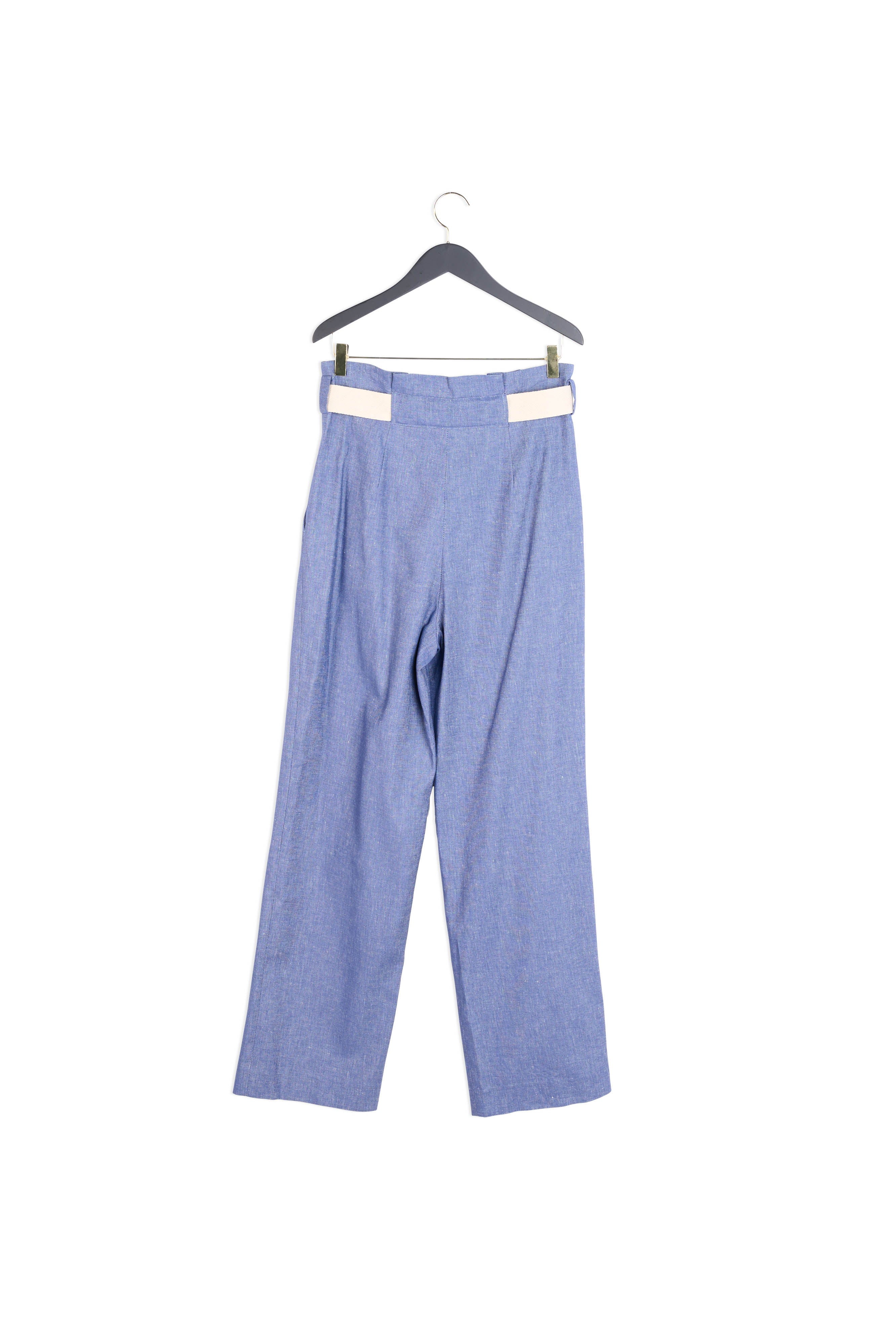 Pantalon paperbag taille haute Faume - seconde main