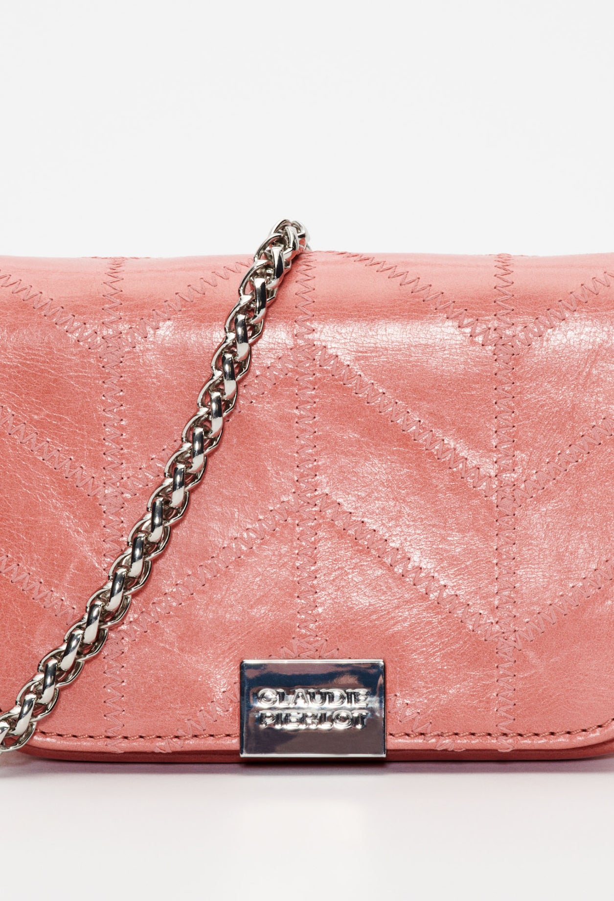 Pochette cuir verni Faume - seconde main