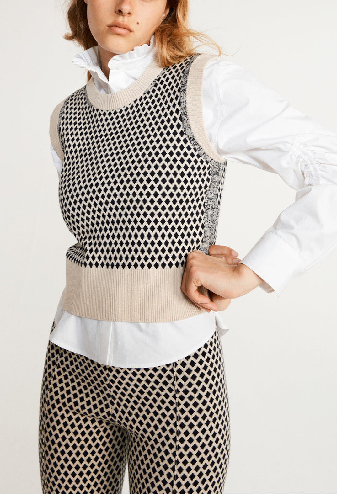 Pull sans manches en viscose Faume - seconde main