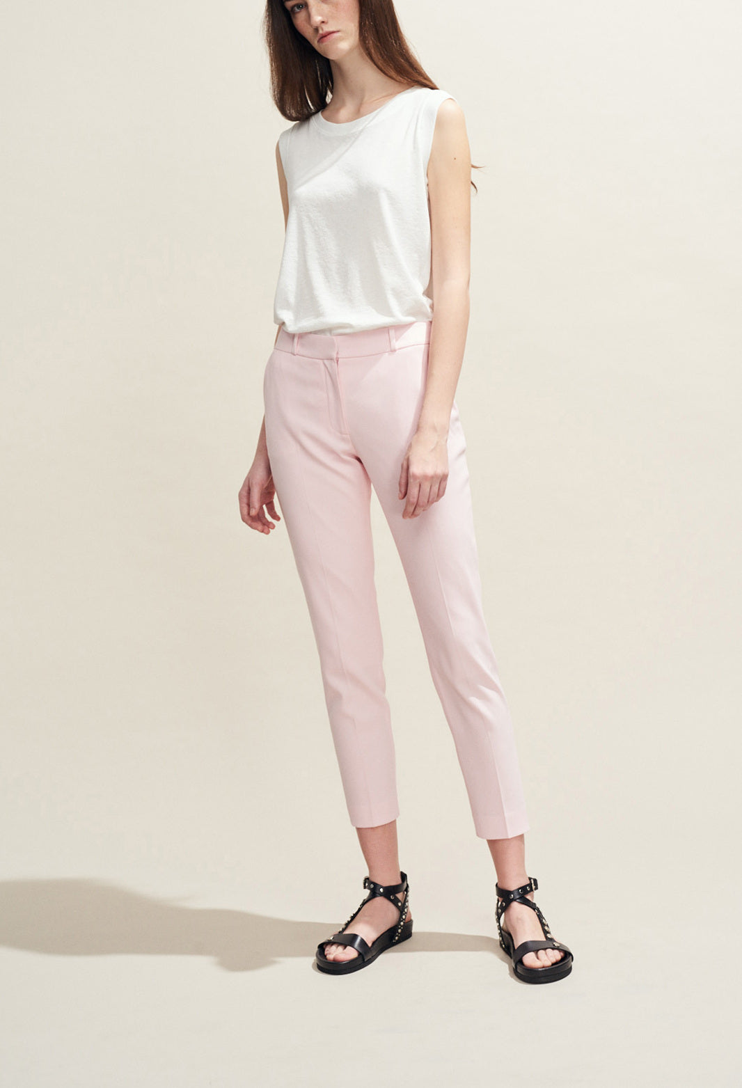 Pantalon tailleur rose pâle Faume - seconde main