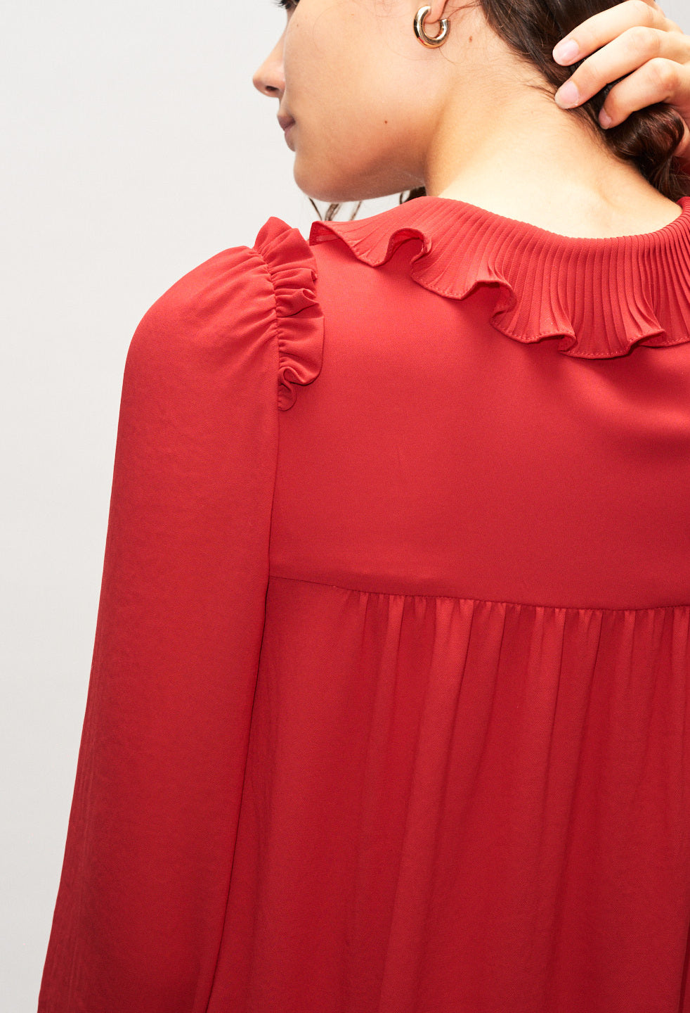 Robe details col à volants Faume - seconde main