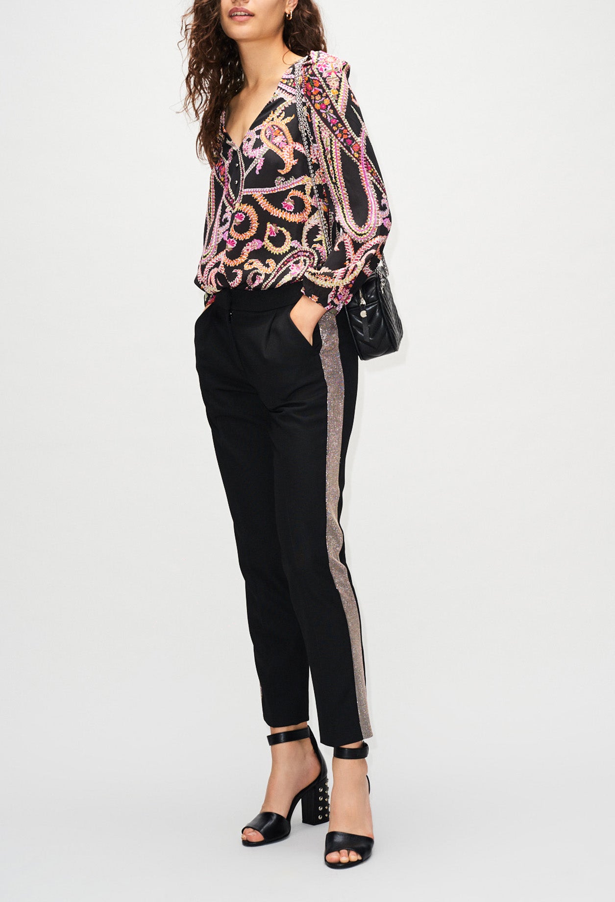 Top imprimé cachemire Faume - seconde main