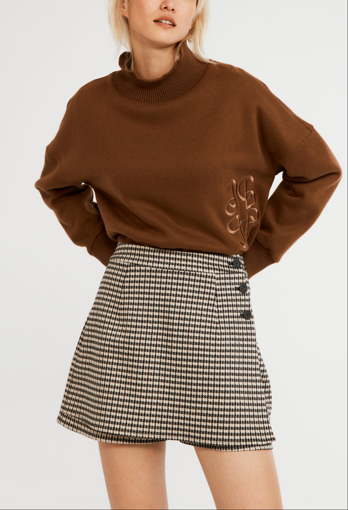 Jupe-short imprimée Faume - seconde main