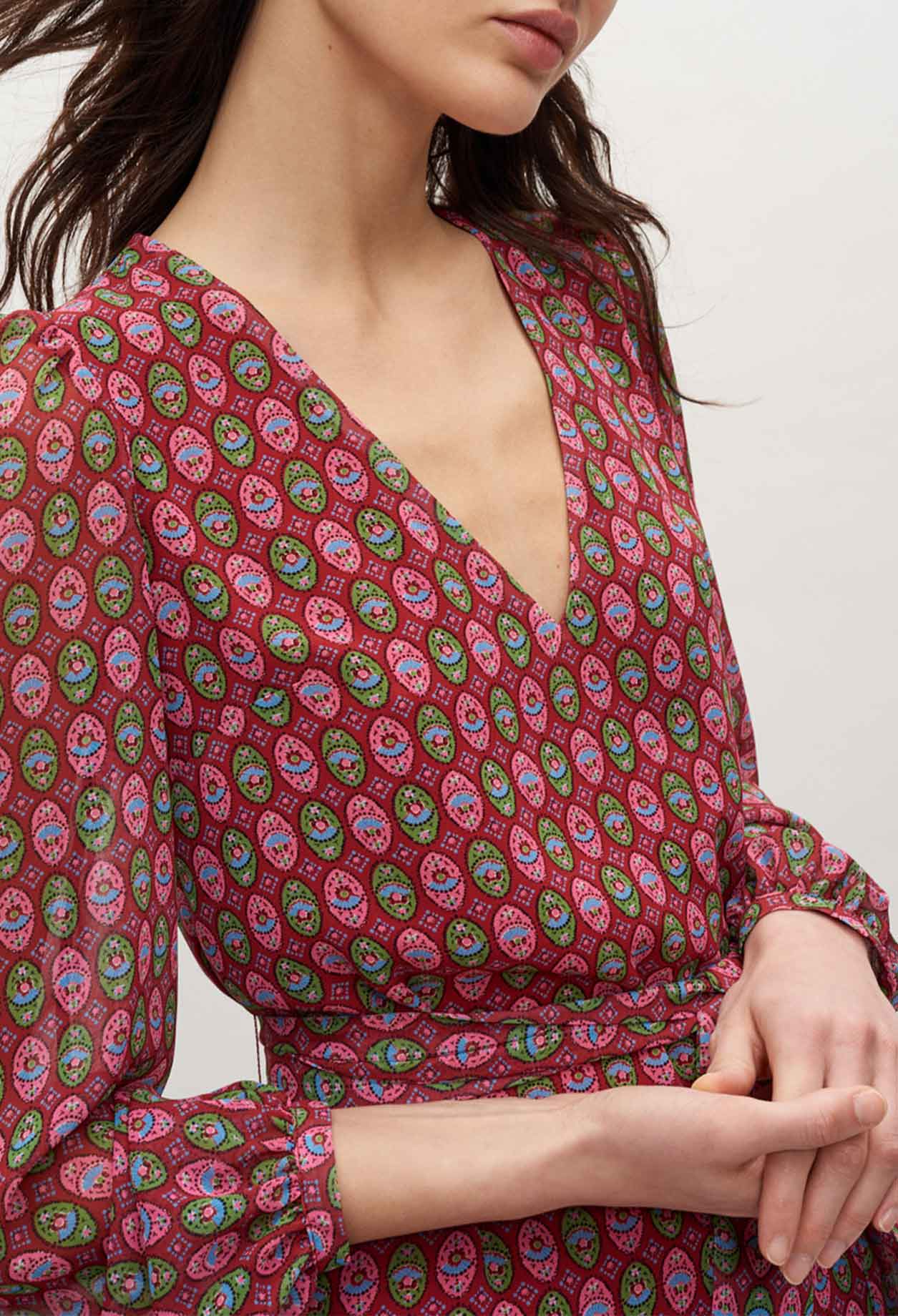 Robe courte à manches ballons Faume - seconde main