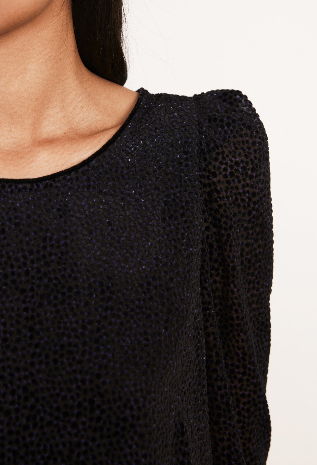 Top moucheté Faume - seconde main