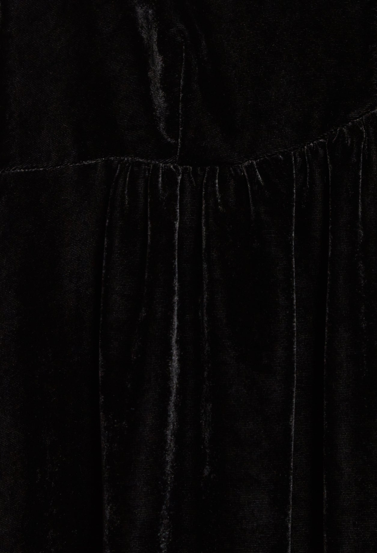 Robe courte velours noir Faume - seconde main