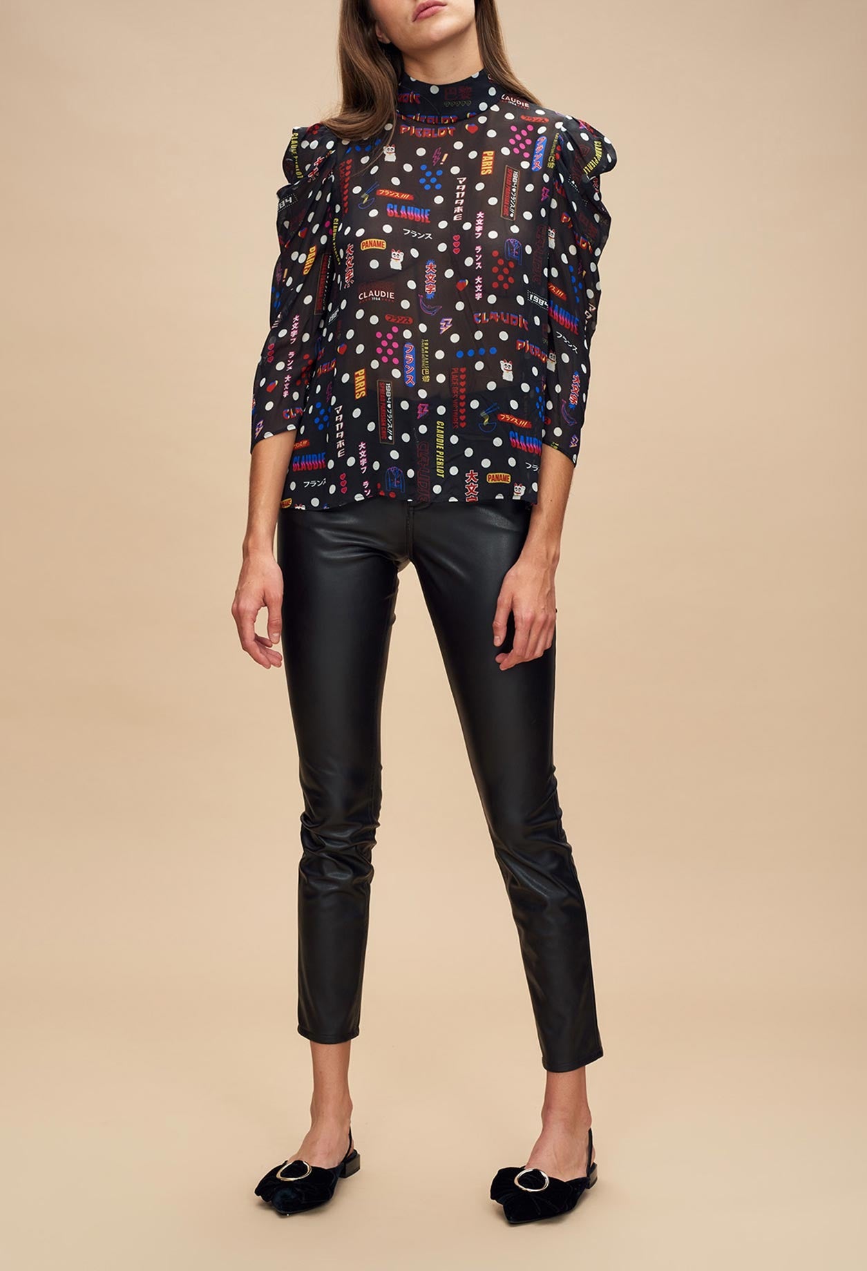 Top fluide motif graphique Faume - seconde main