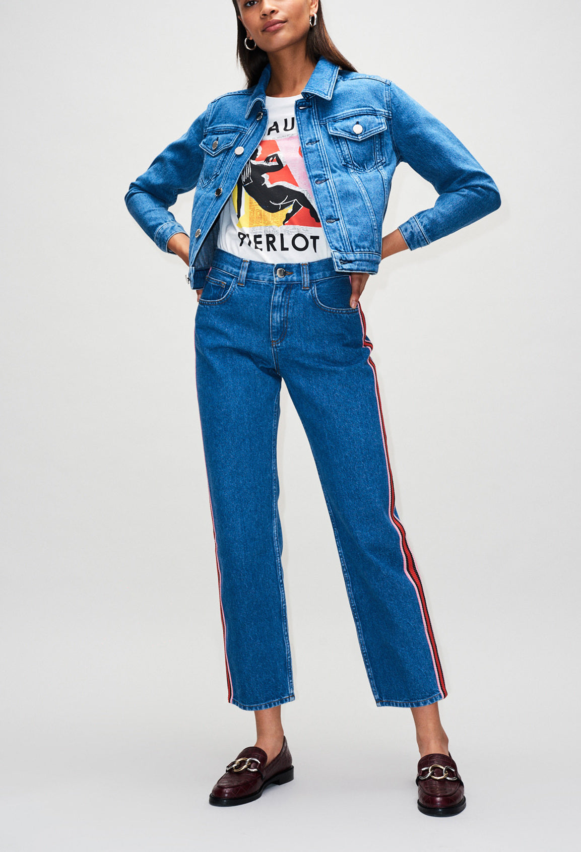 Veste n jan col à mssag Faume - seconde main