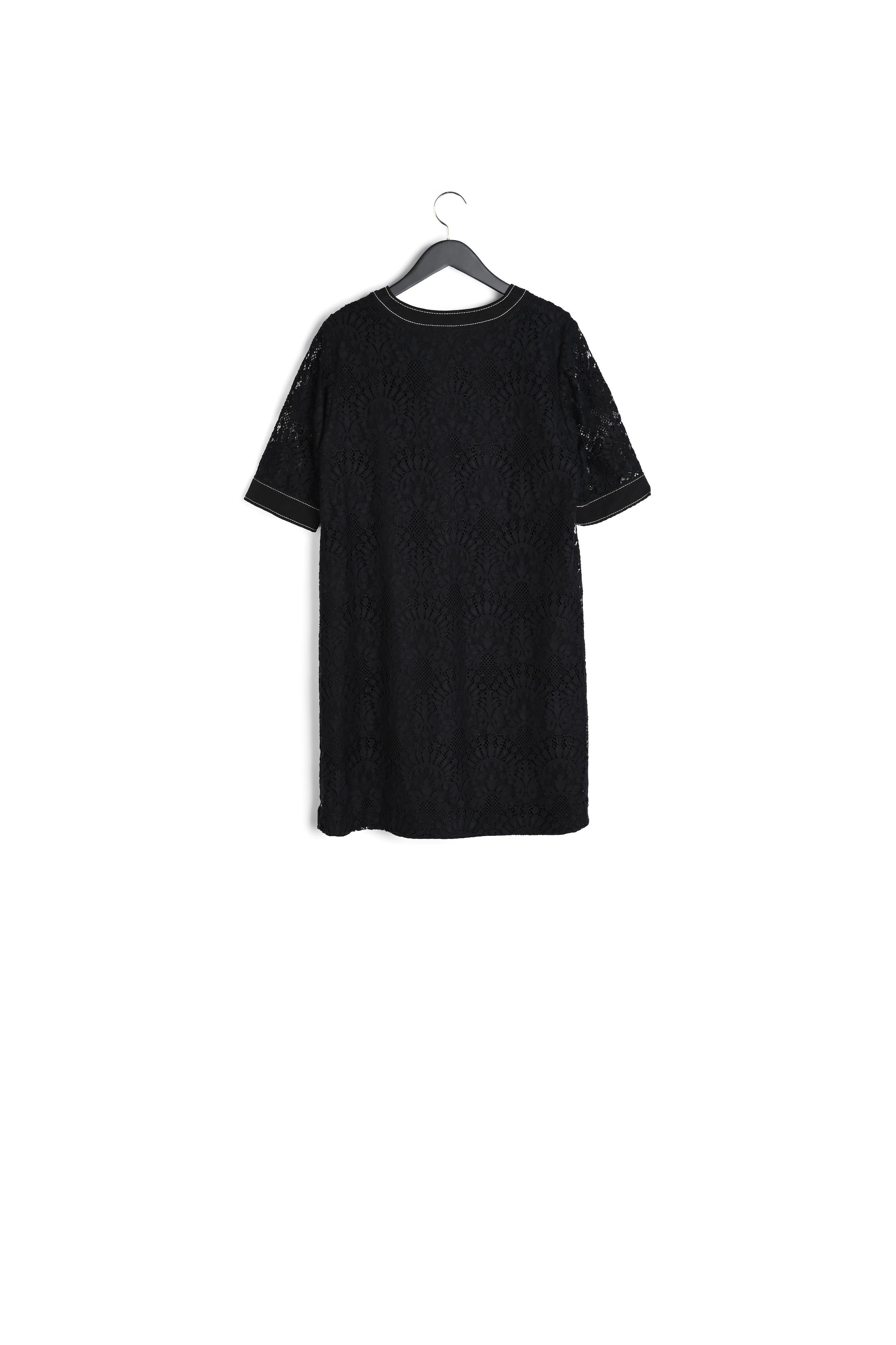 Robe droite bi matière détail poche Faume - seconde main