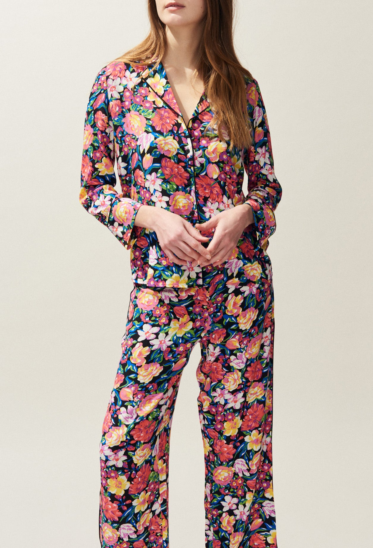 Chemise fluide imprimée fleurs Faume - seconde main