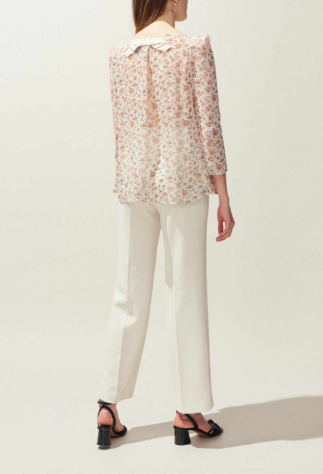 Top BANC imprimé fleuri Faume - seconde main