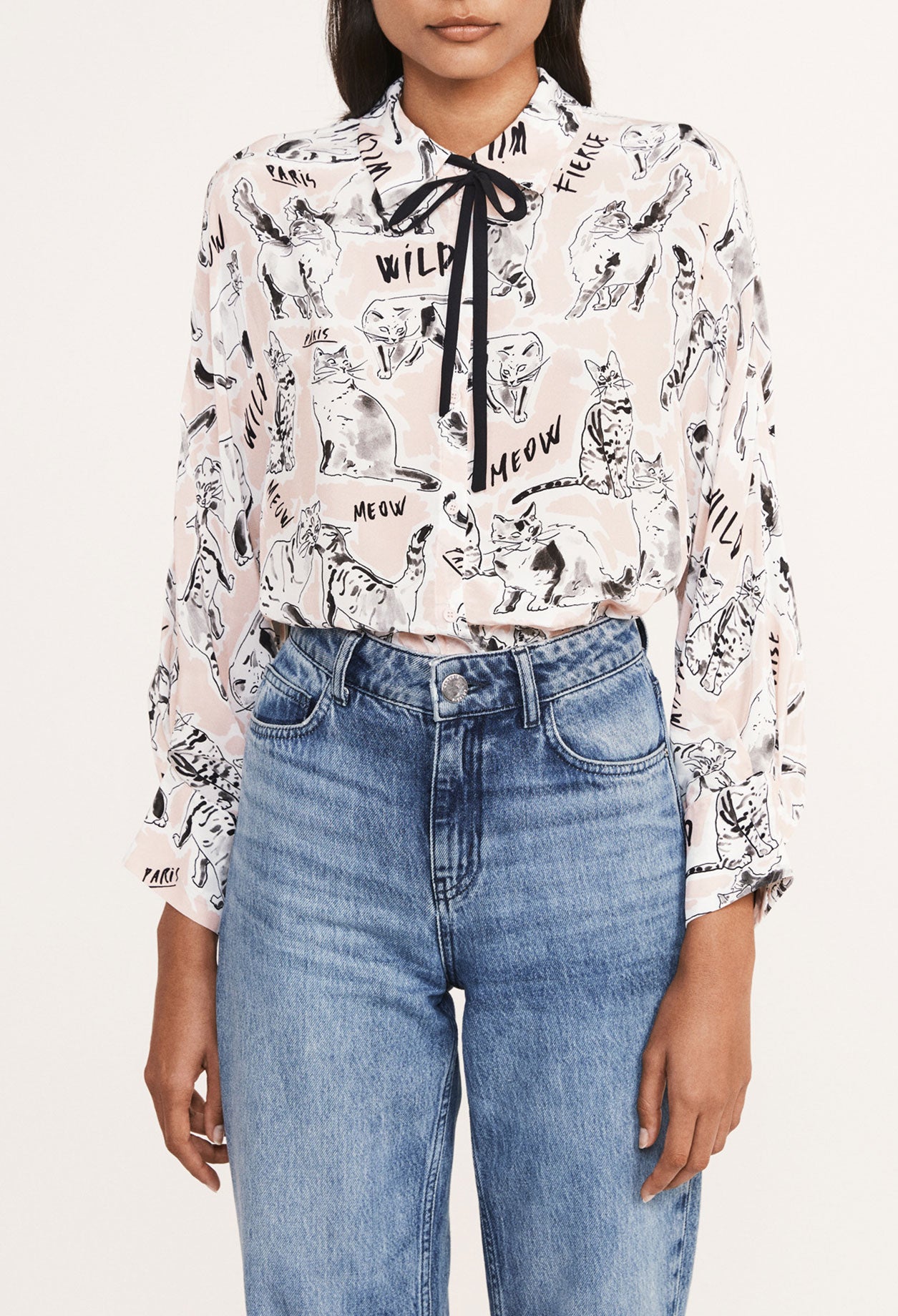 Chemise lavallière Faume - seconde main