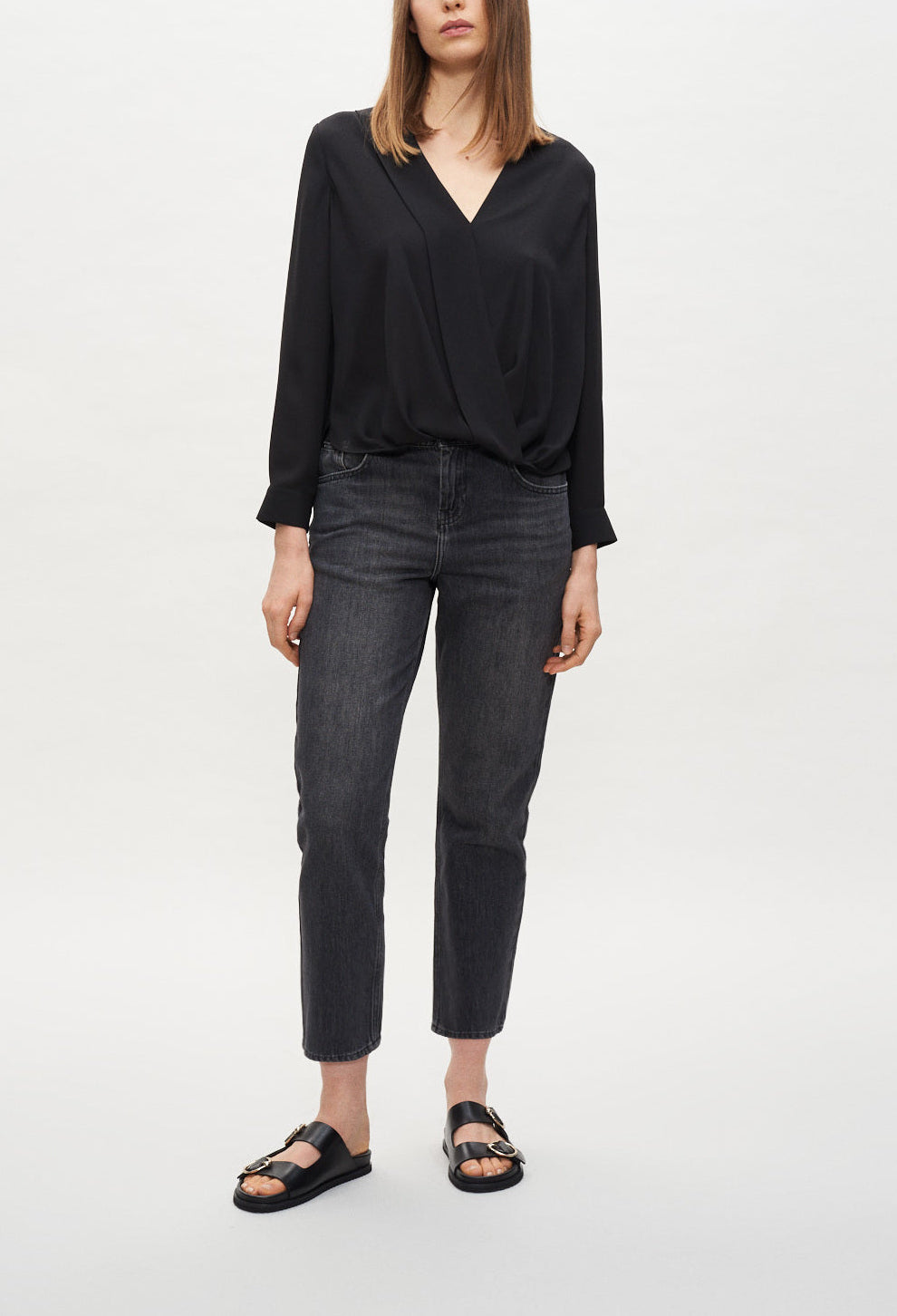 Blouse façon cache-cœur Faume - seconde main