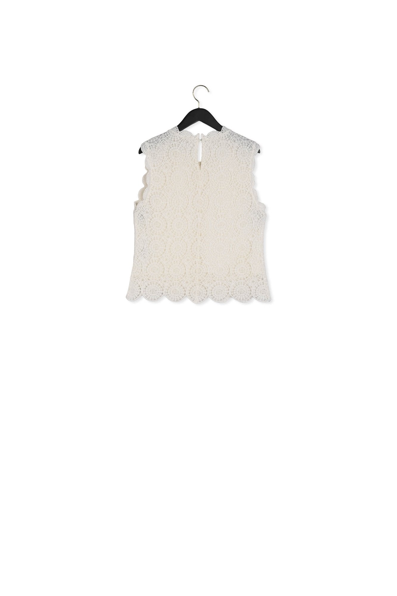 Top sans manches en guipure Faume - seconde main