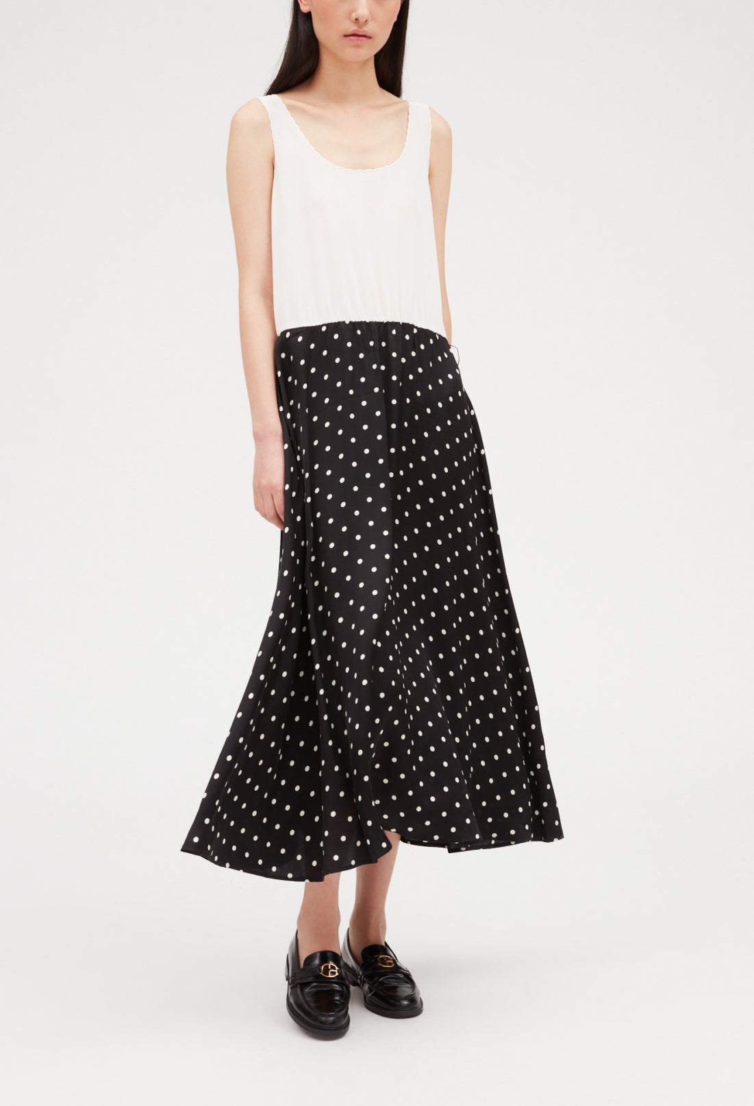 Robe midi bicolore Faume - seconde main