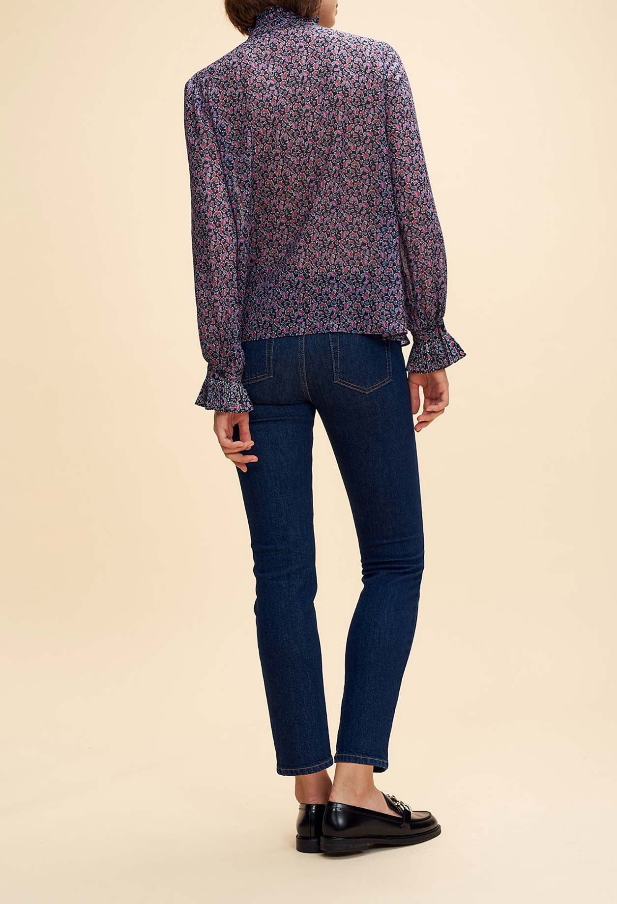 Chemise imprimée détails de volants Faume - seconde main