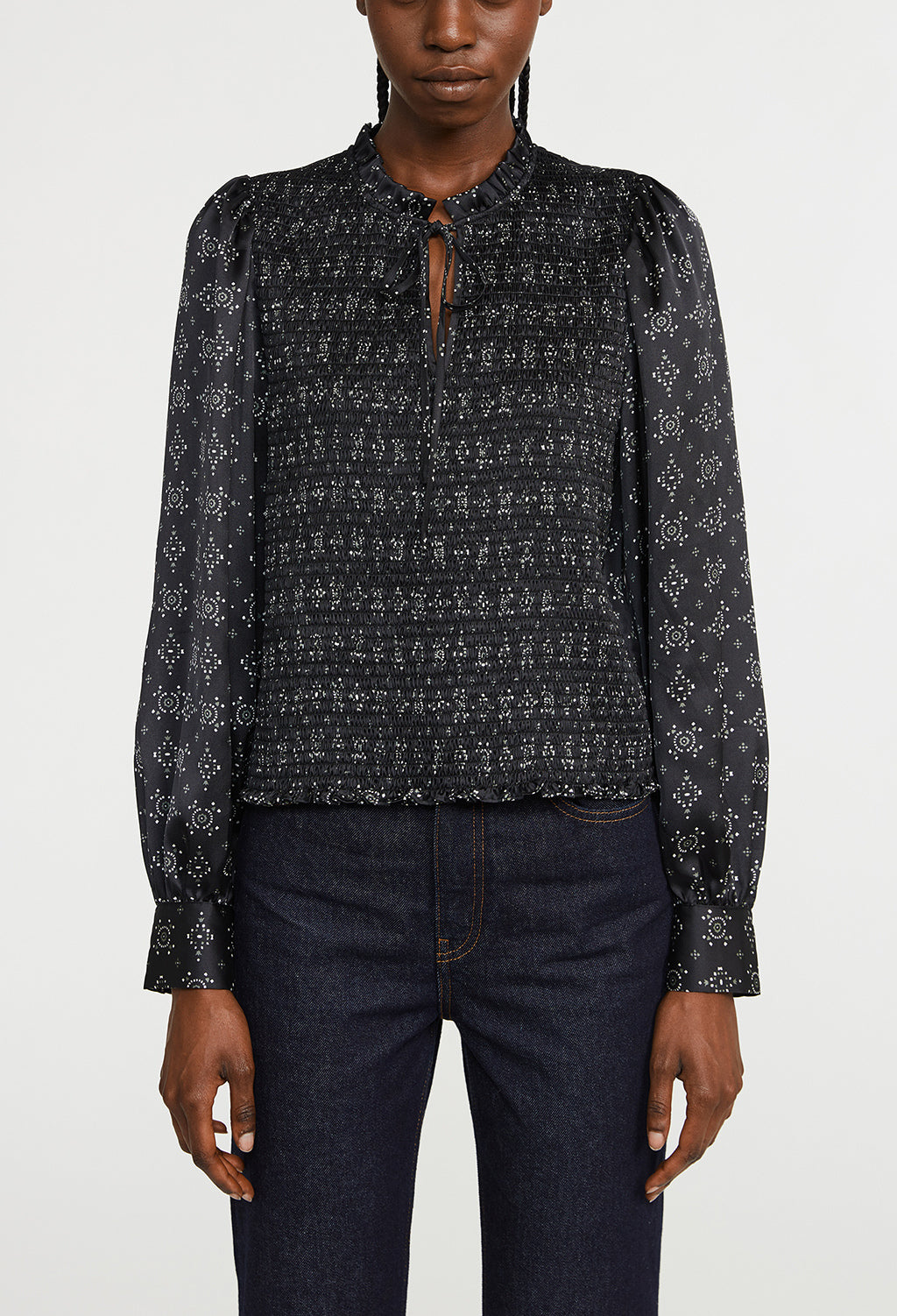 Top à motifs Faume - seconde main