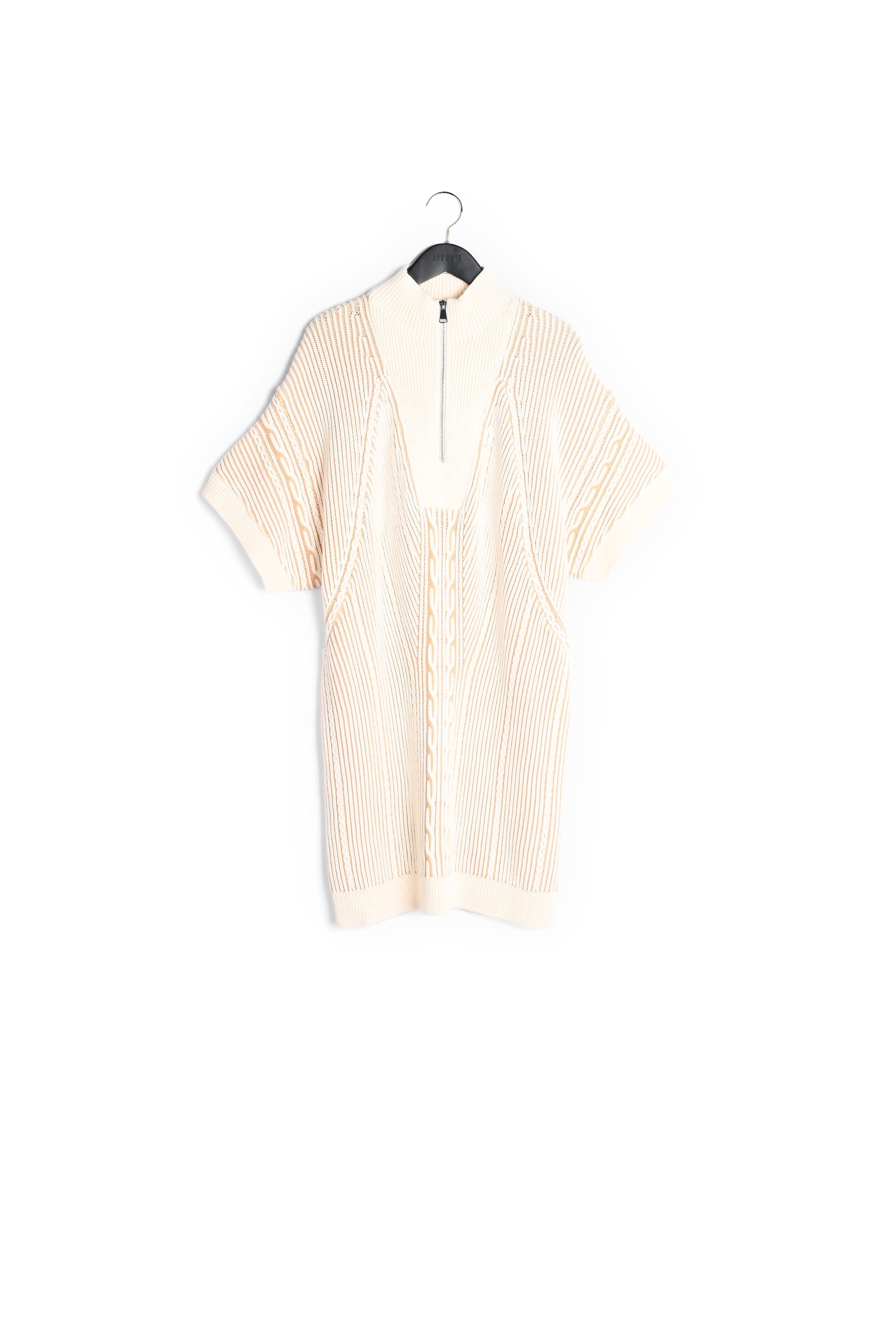 Robe en coton bio et laine traçable Faume - seconde main