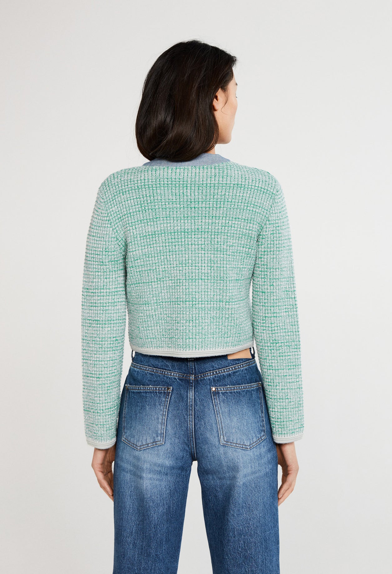 Cardigan bimatière Faume - seconde main