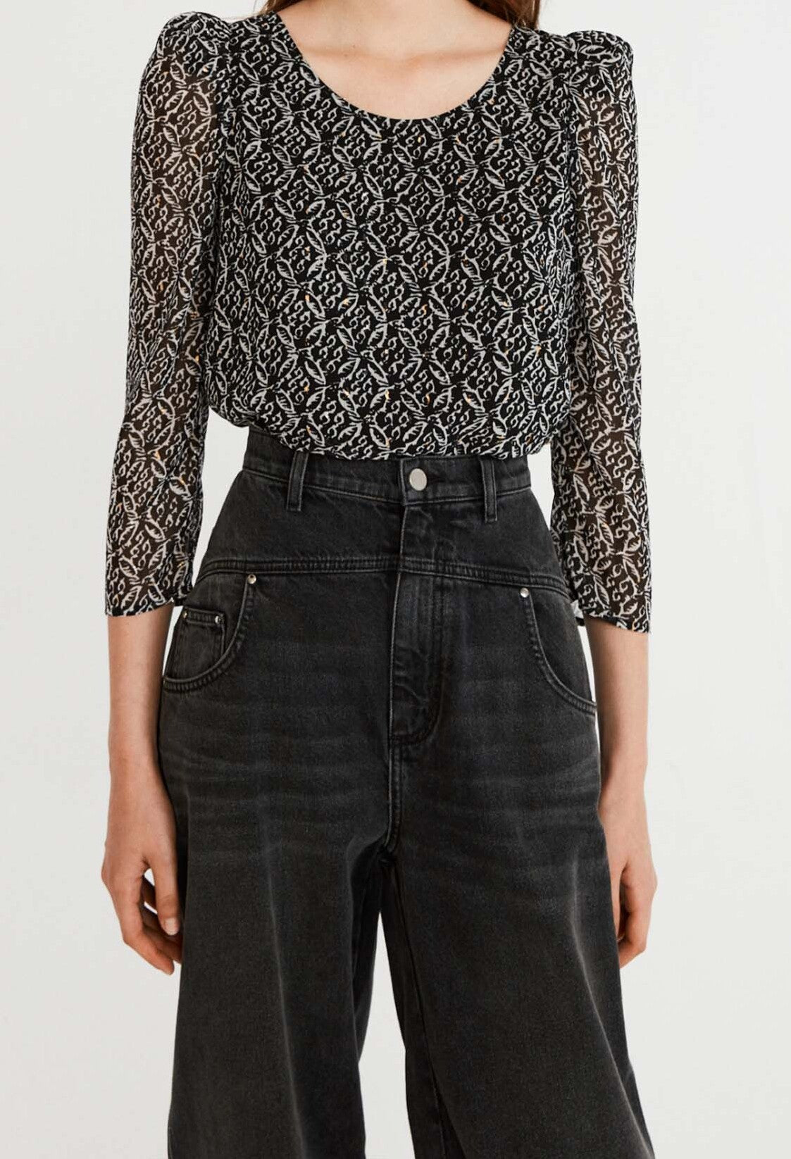 Blouse Banc fluide Faume - seconde main