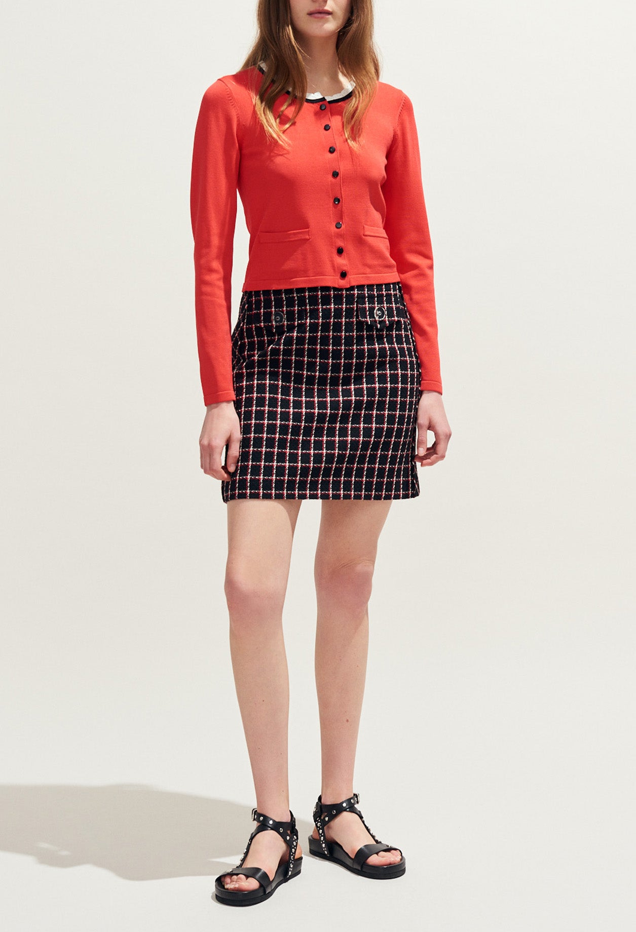 Cardigan court à pressions Faume - seconde main