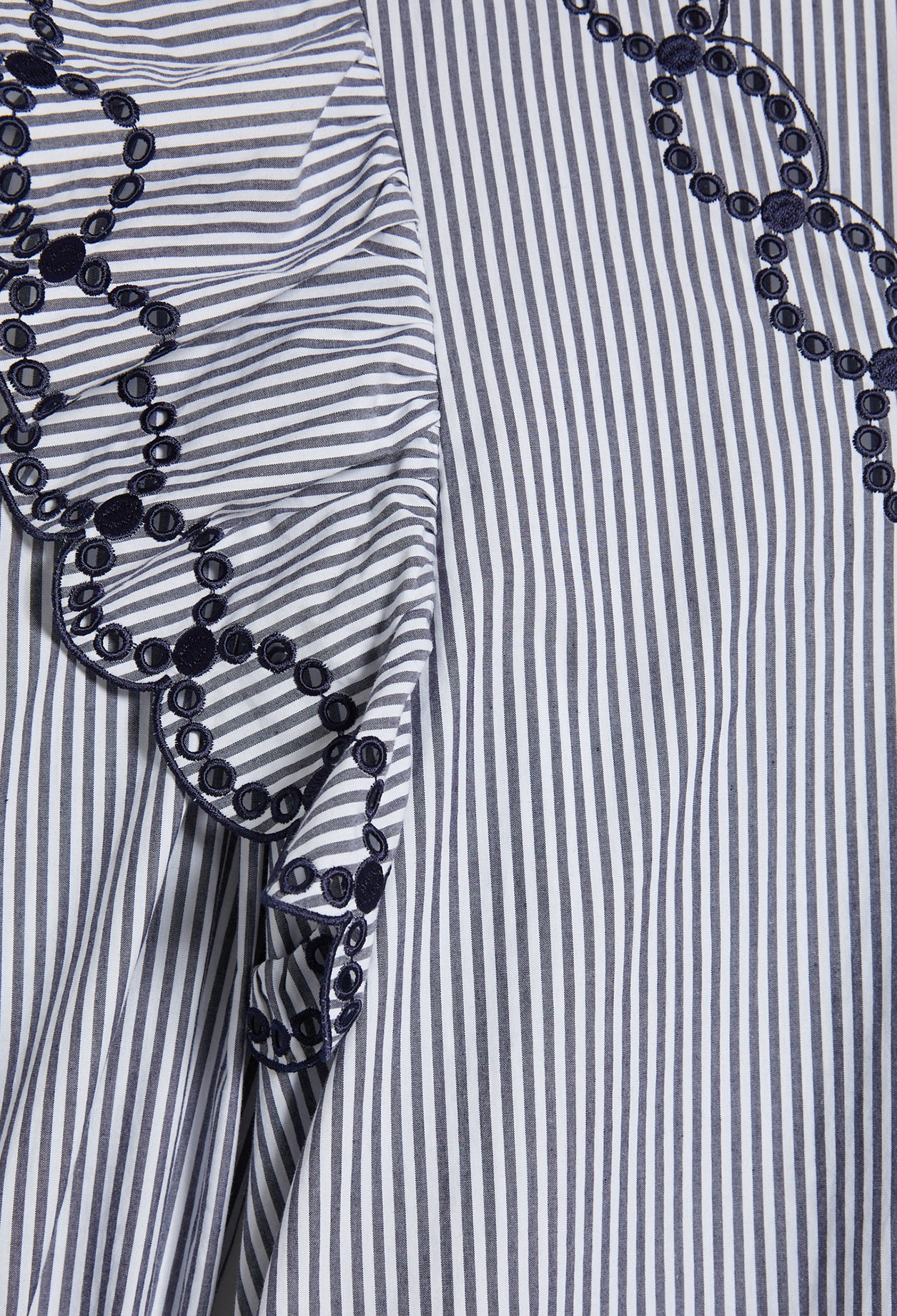 Robe trapèze brodée en coton biologique Faume - seconde main