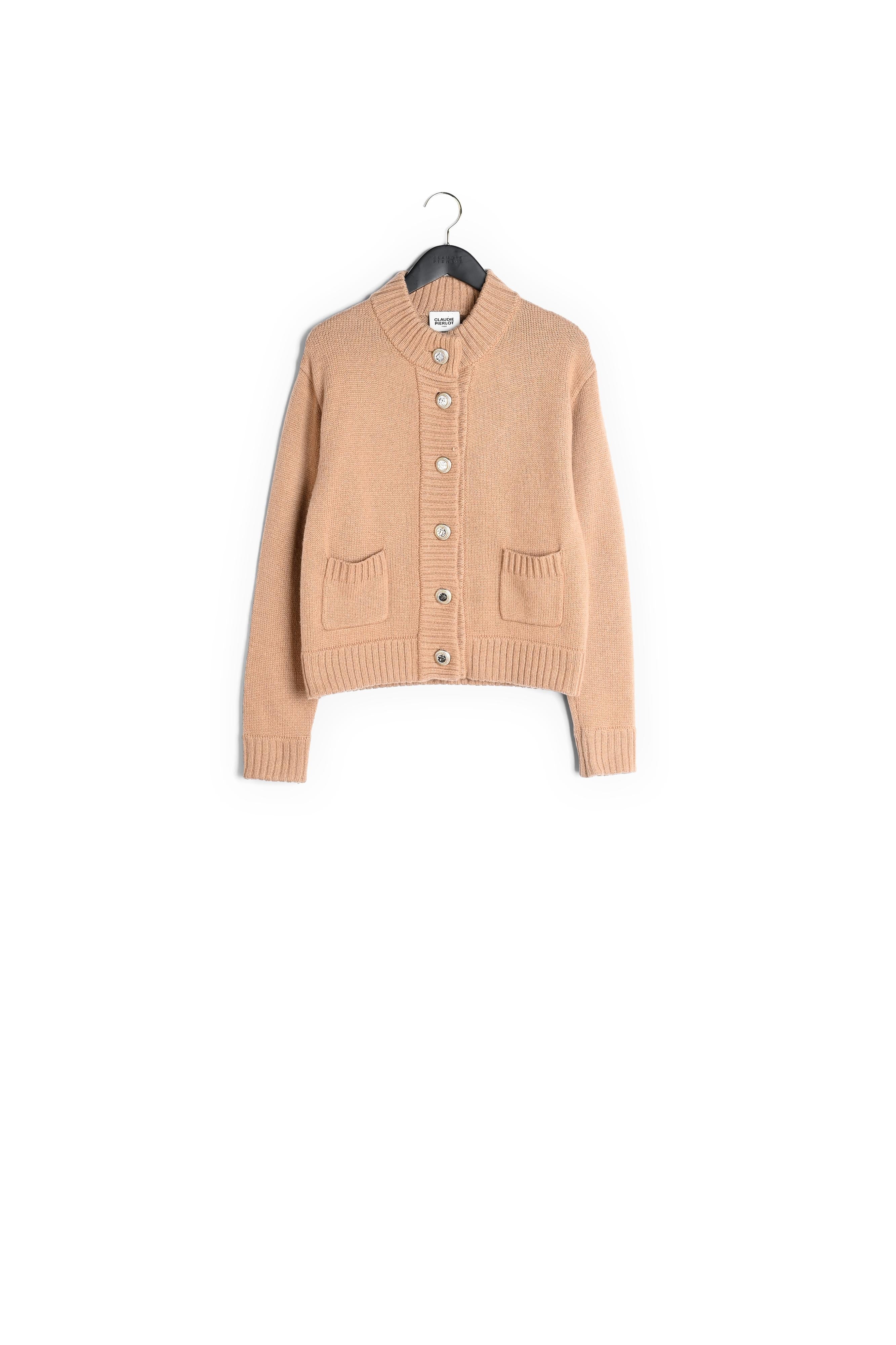 Cardigan court maille épaisse Faume - seconde main