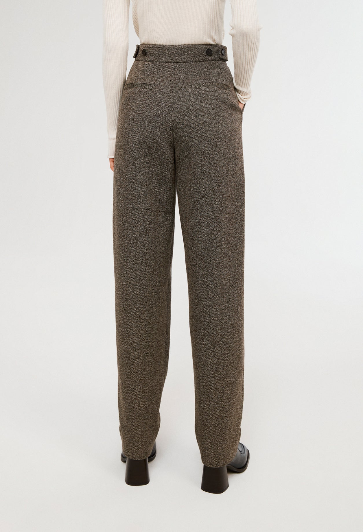 Pantalon à pinces Faume - seconde main